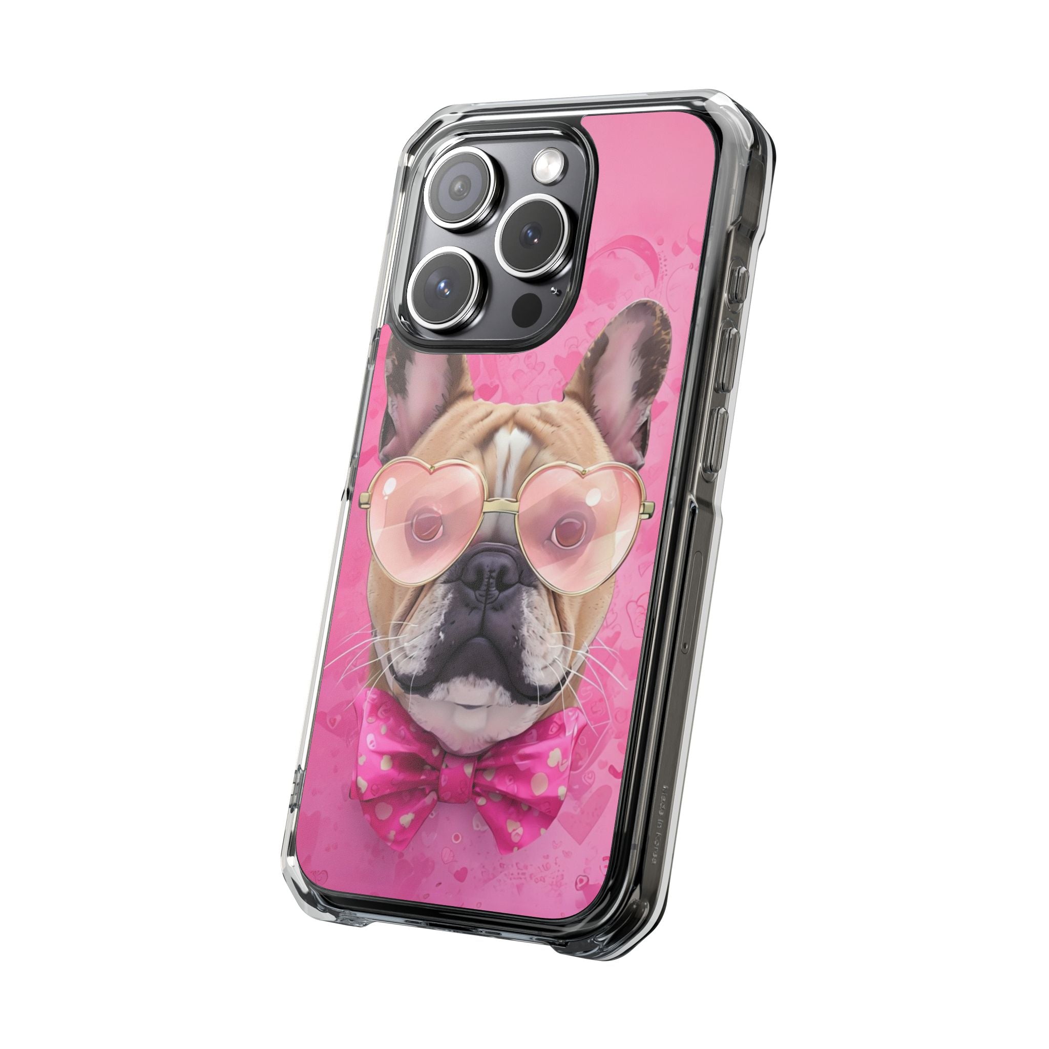 Puppy Love Protection Valentine's Day Phone Case (French)