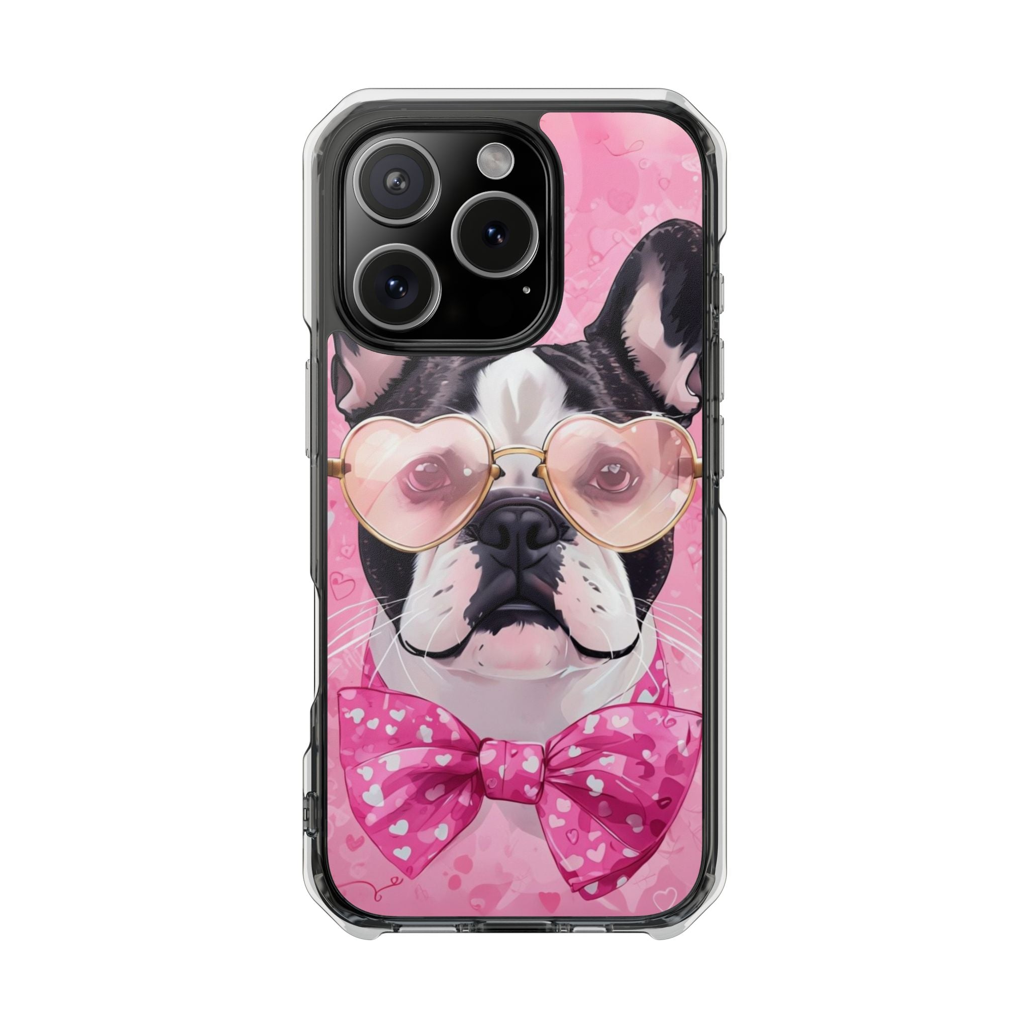 Puppy Love Protection Valentine's Day Phone Case (French)