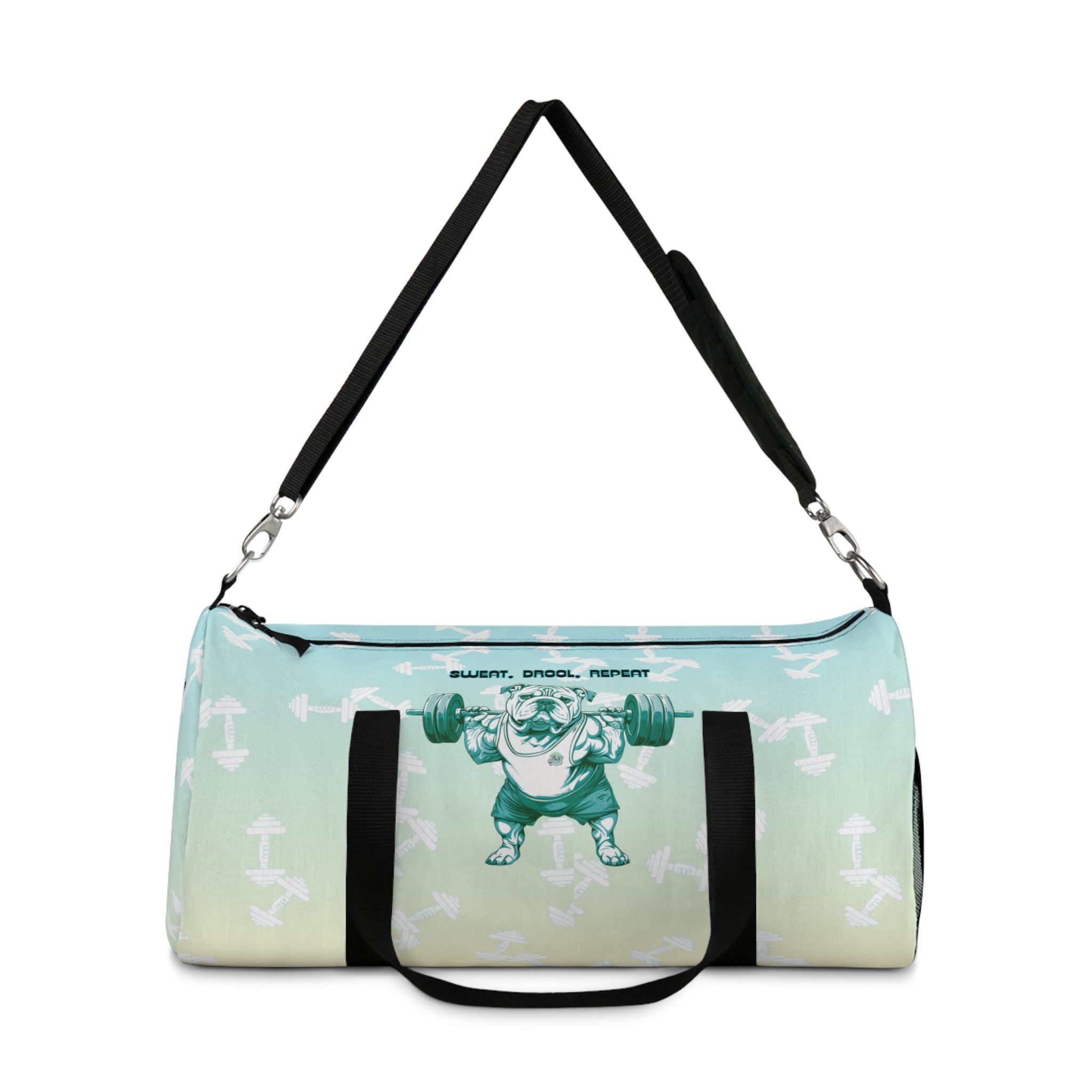 Tipsy Bully Ripped Bulldog Gym Bag (English/Green)