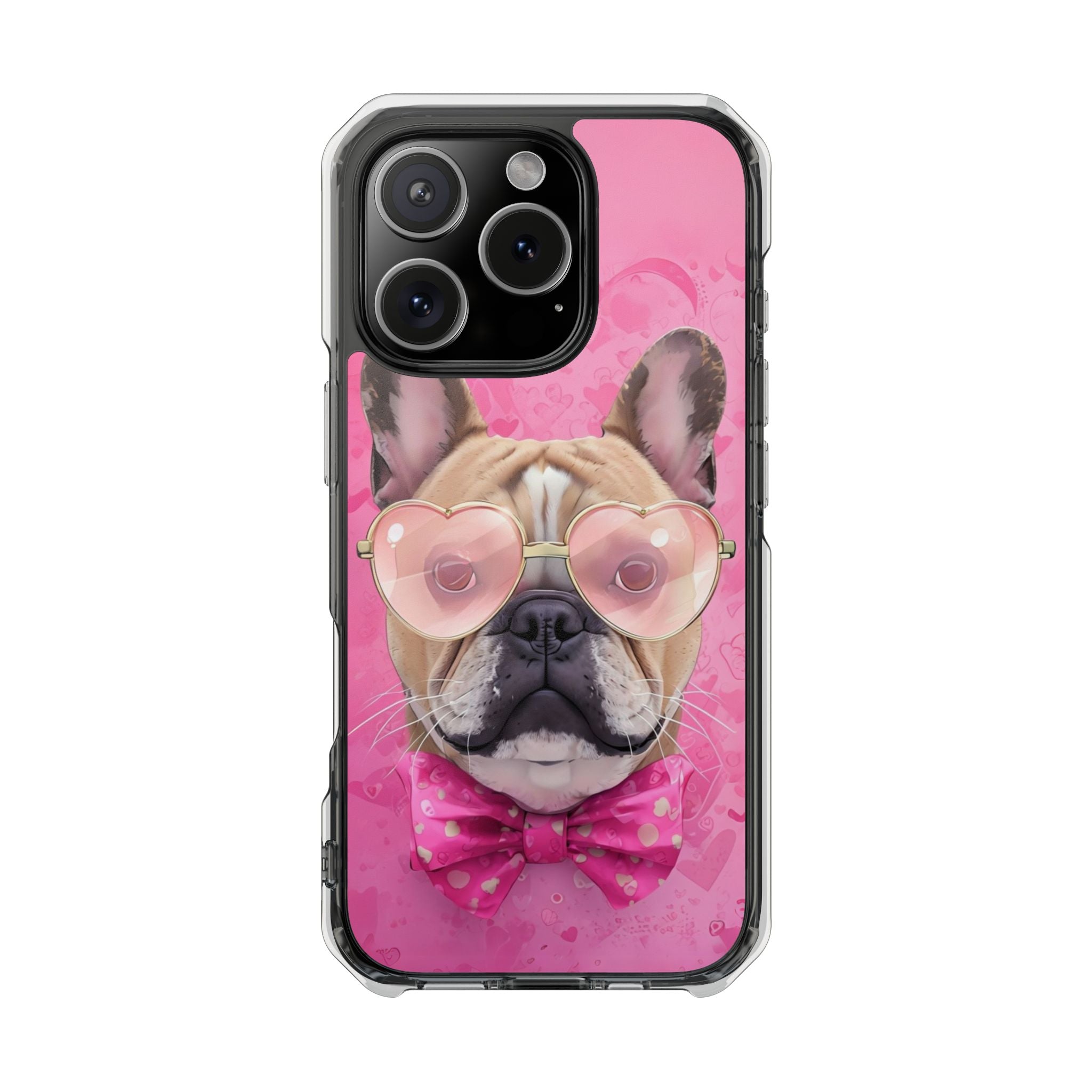 Puppy Love Protection Valentine's Day Phone Case (French)