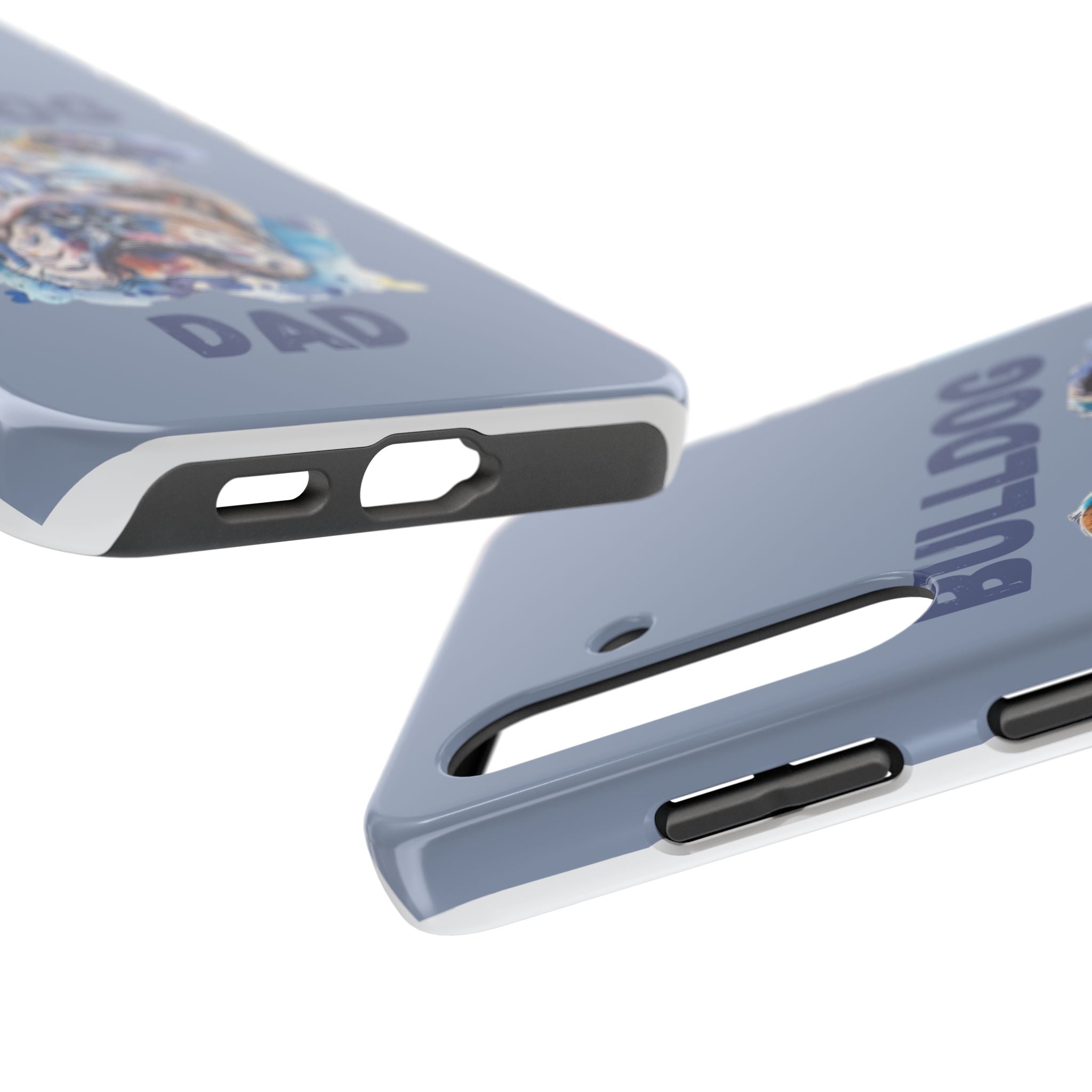Bulldog Dad iPhone Cases (English/Watercolor) New