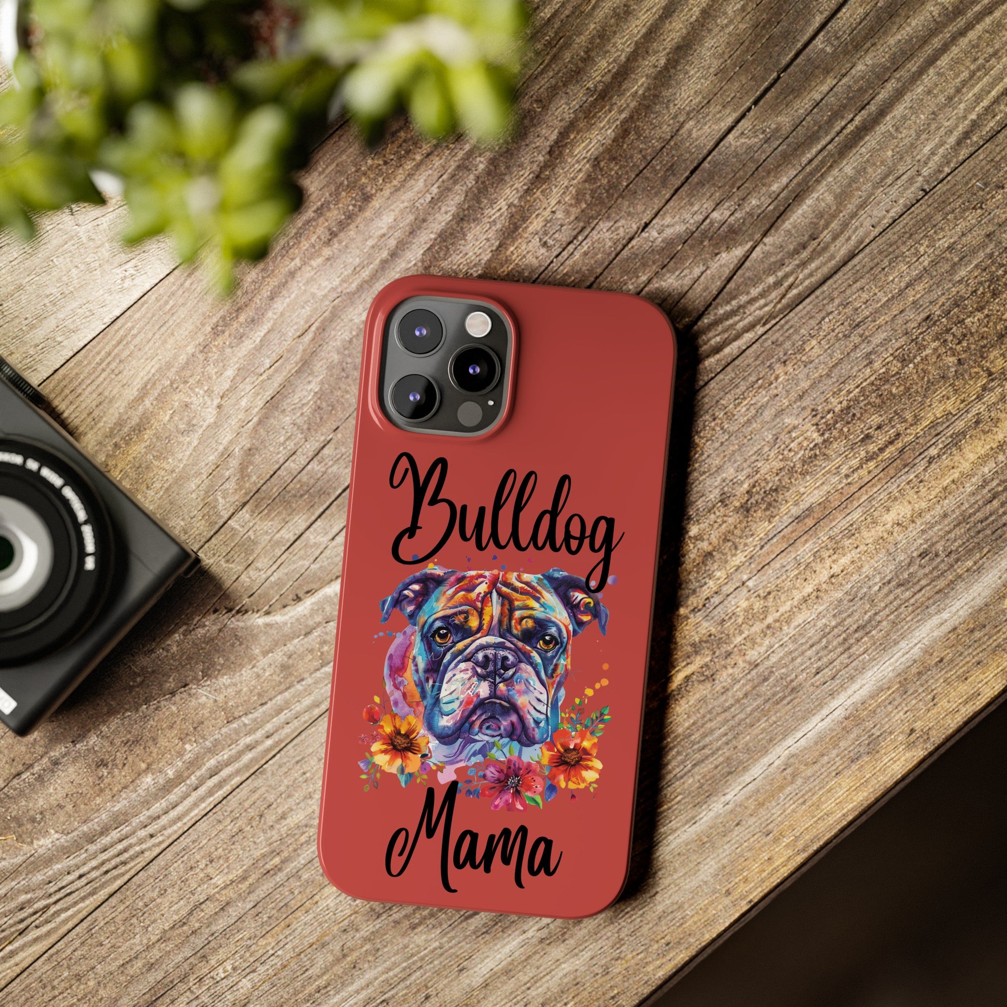 Bulldog iPhone Cases (Engish/Watercolor)