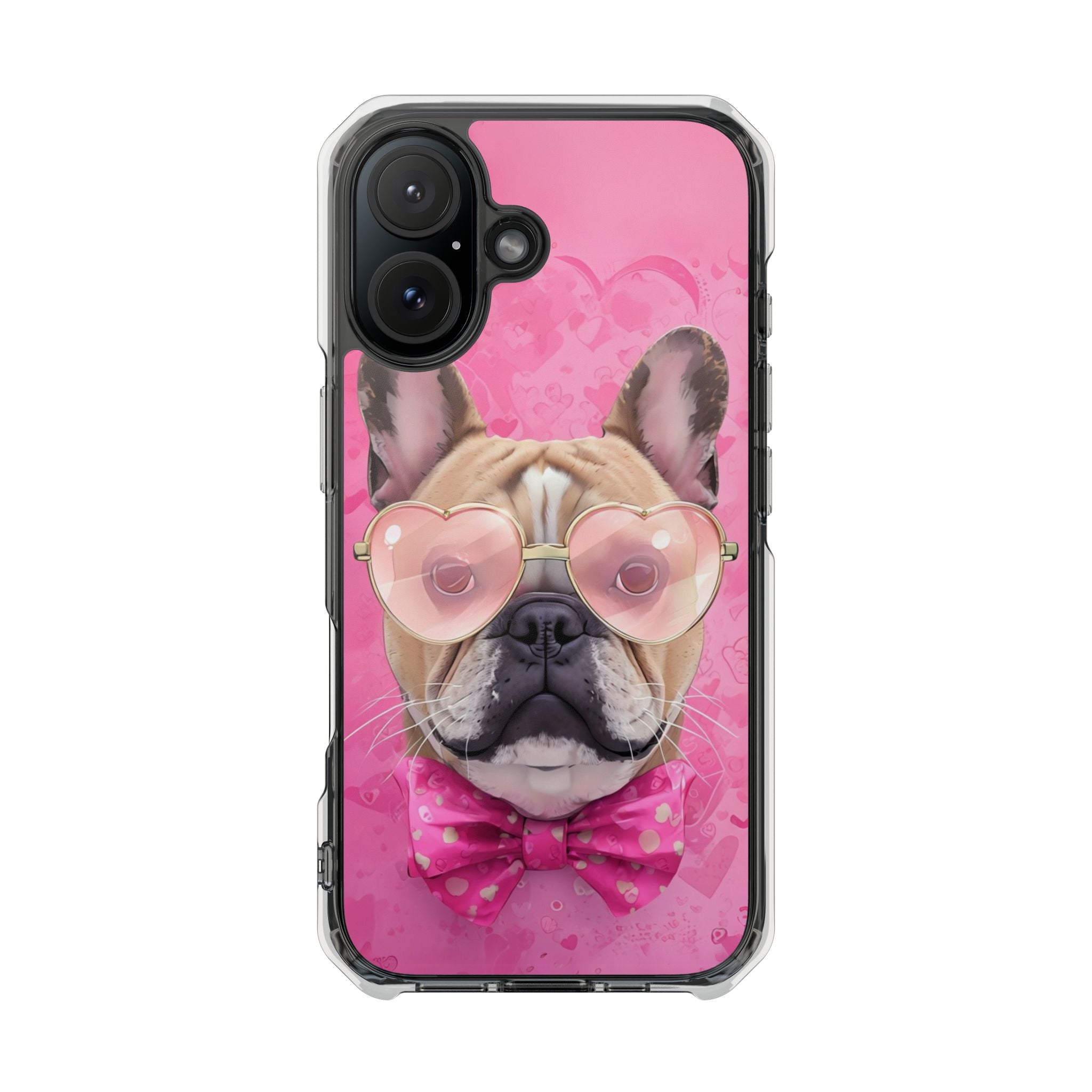 Puppy Love Protection Valentine's Day Phone Case (French)