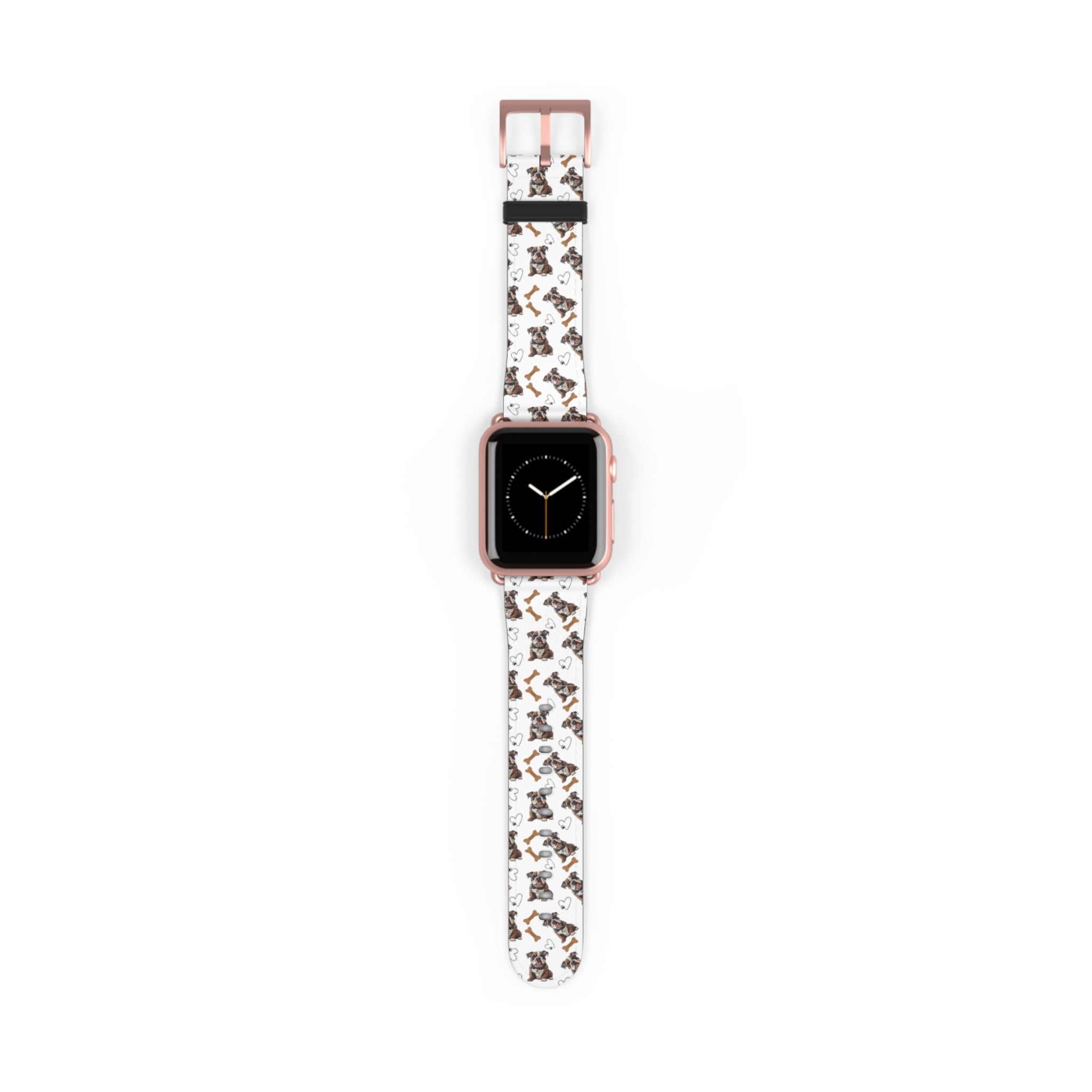 Bulldog Apple Watch Bands (English/Brown)