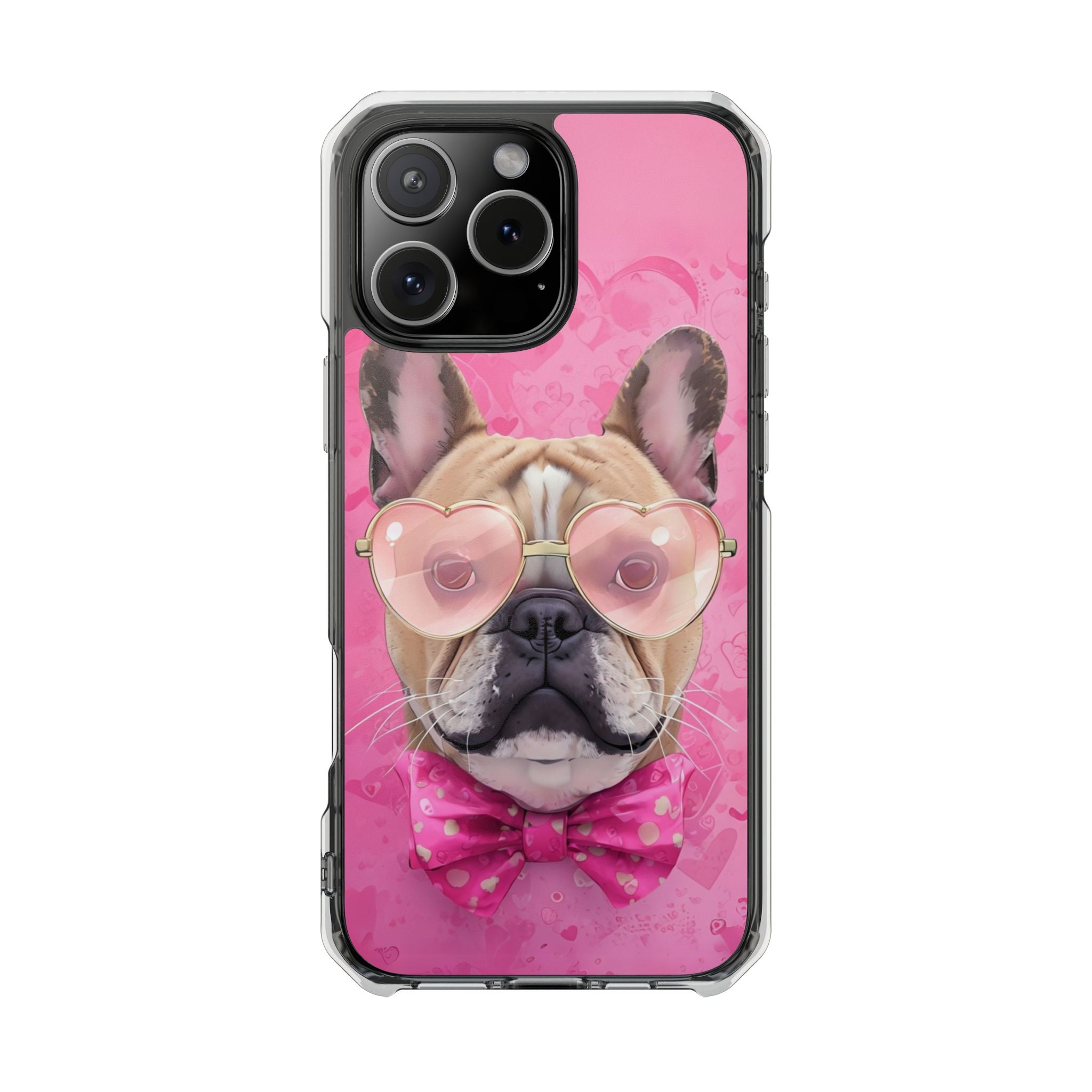 Puppy Love Protection Valentine's Day Phone Case (French)