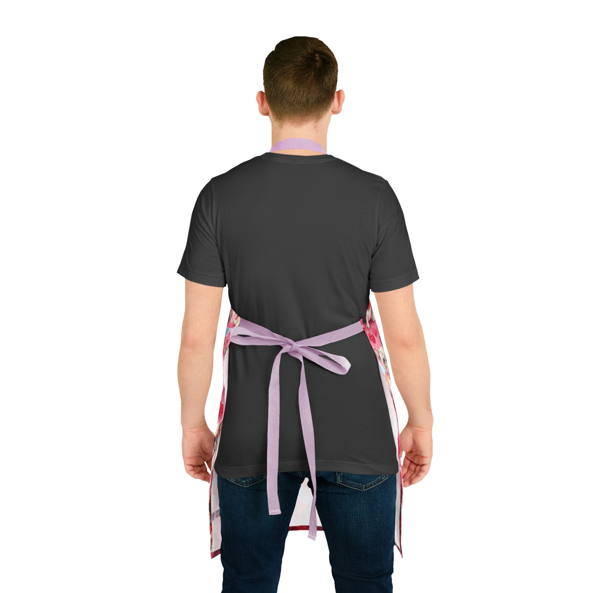 Bulldog Valentine’s Day Apron (French)