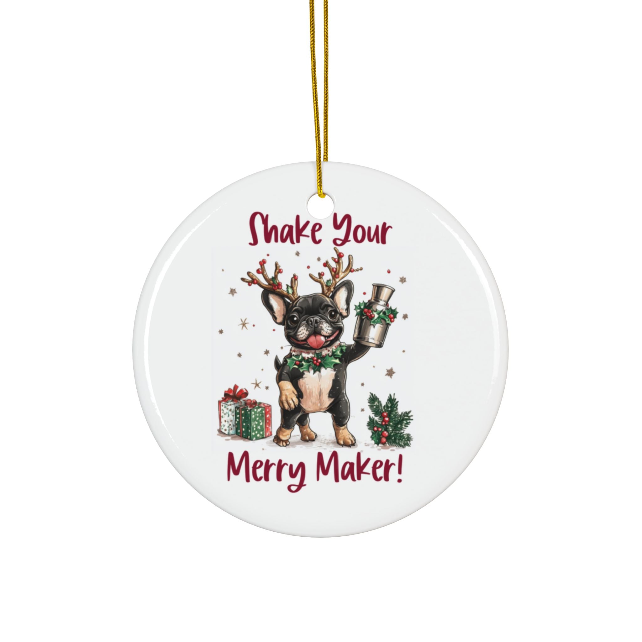 Shake Your Merry Maker Xmas Ornament (1pc, 3pcs, 5pcs, 10pcs/French)