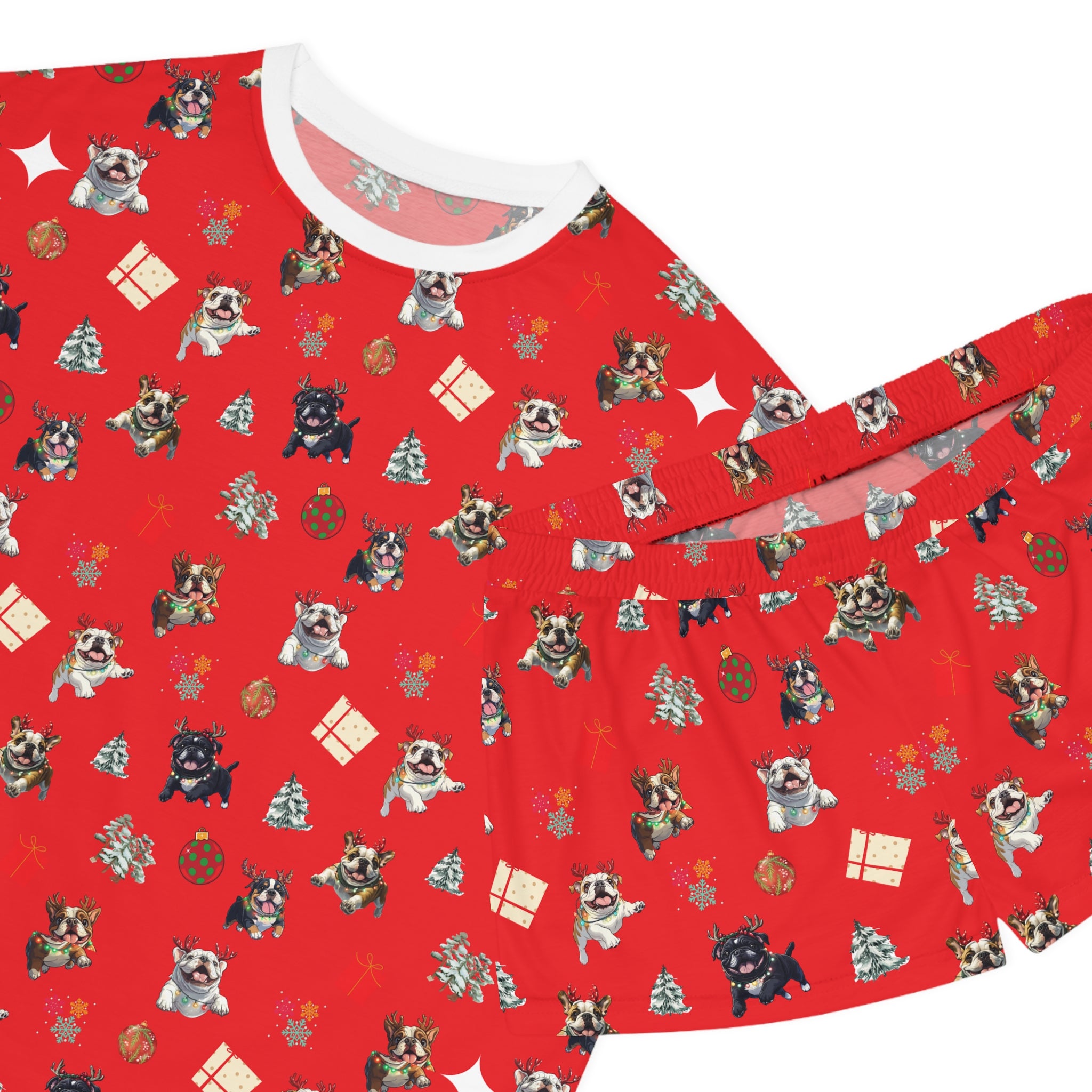 "Santa's Tipsy Crew" Women’s Pajama Set (English)