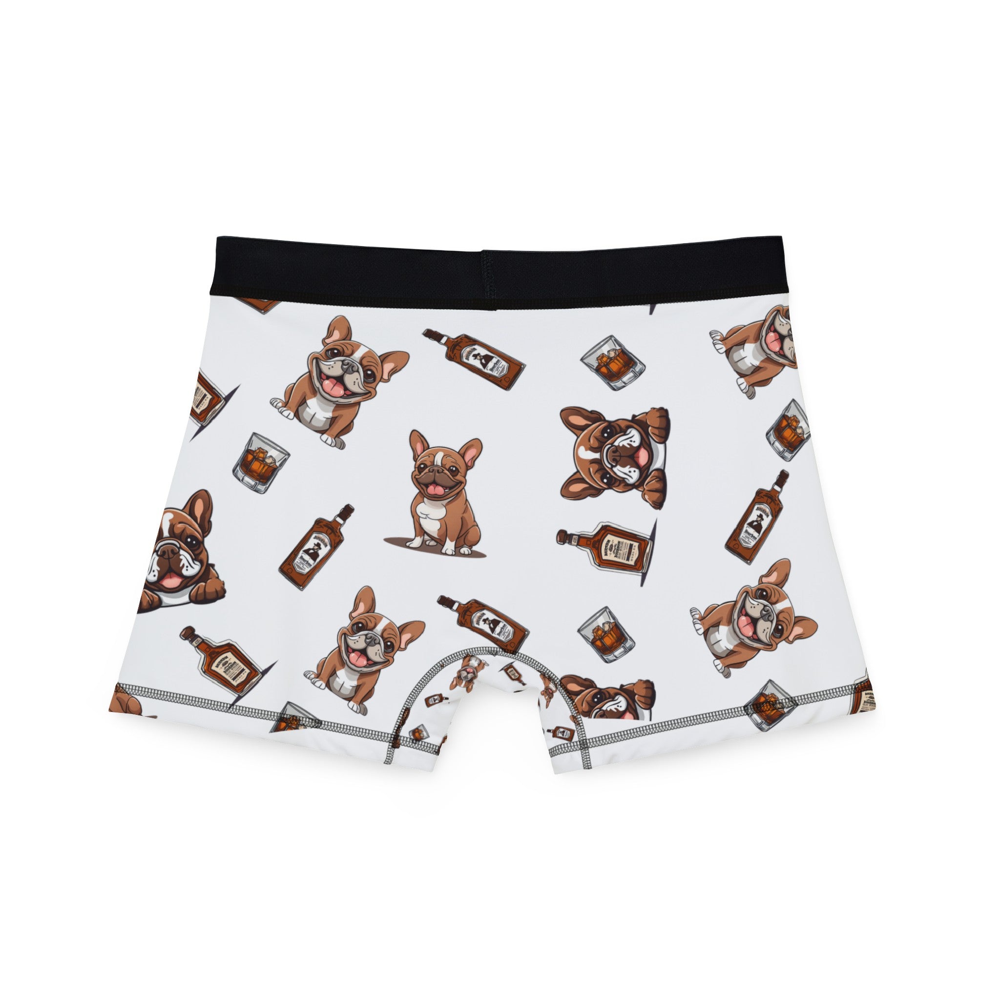 Tipsy Bully Bulldogs & Bourbon Men's Underwear (French/Brown)