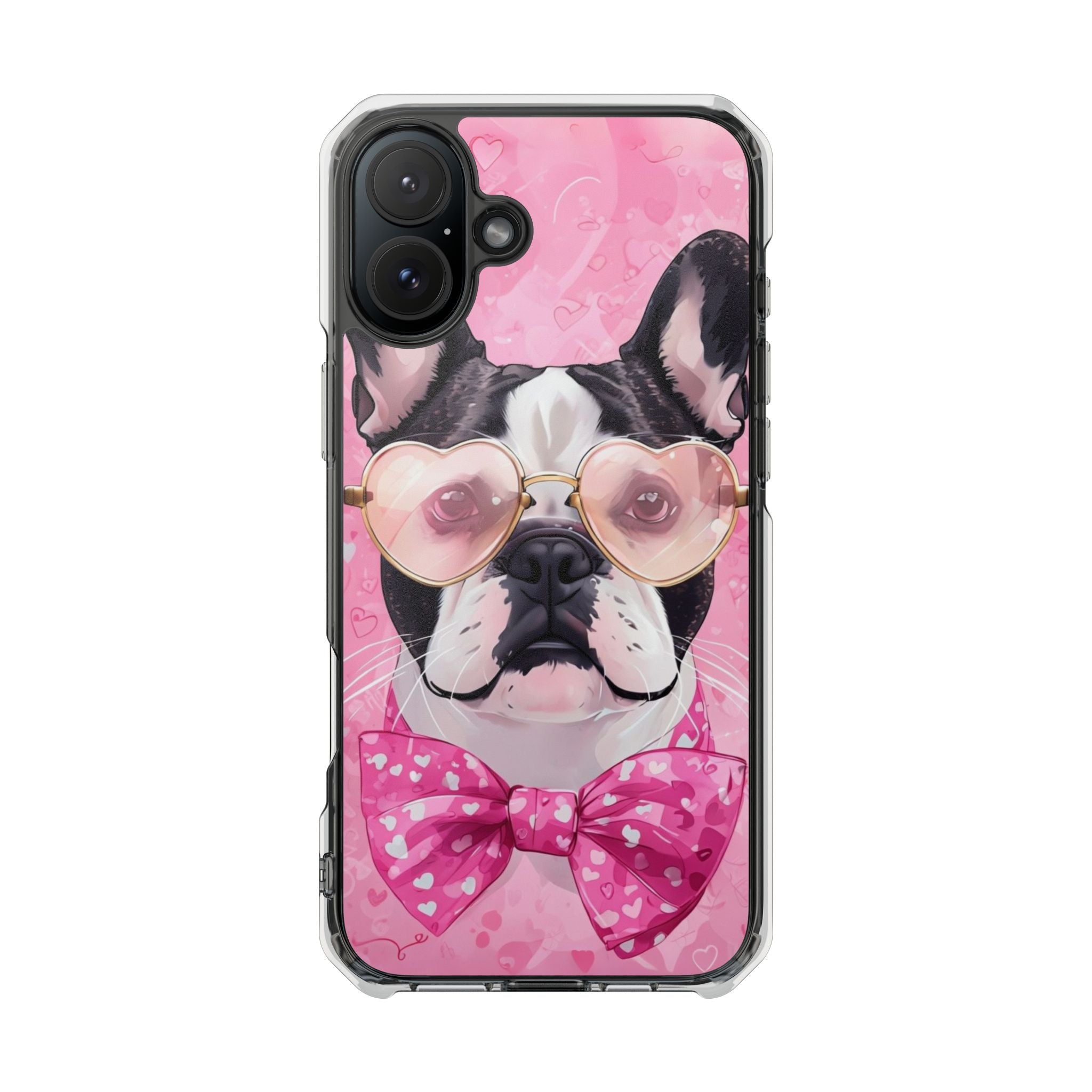 Puppy Love Protection Valentine's Day Phone Case (French)