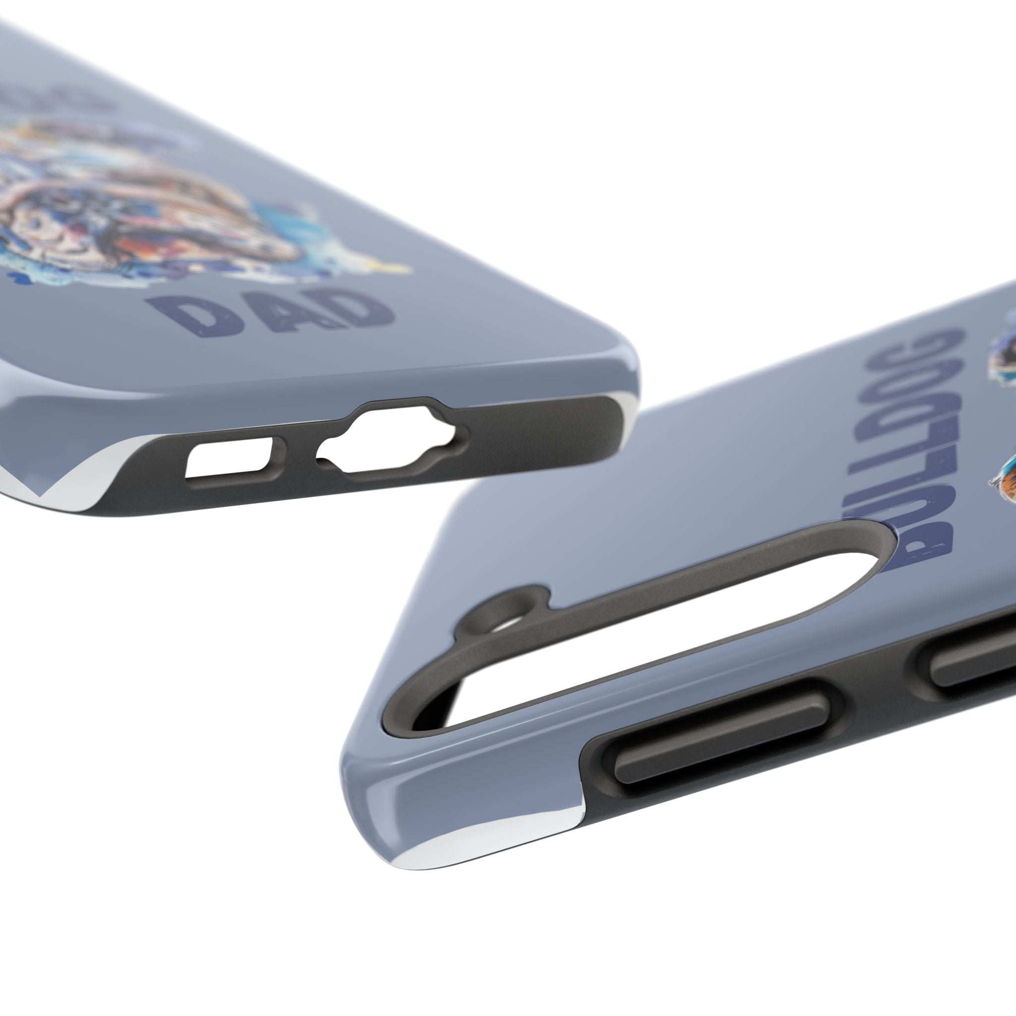 Bulldog Dad iPhone Cases (English/Watercolor) New