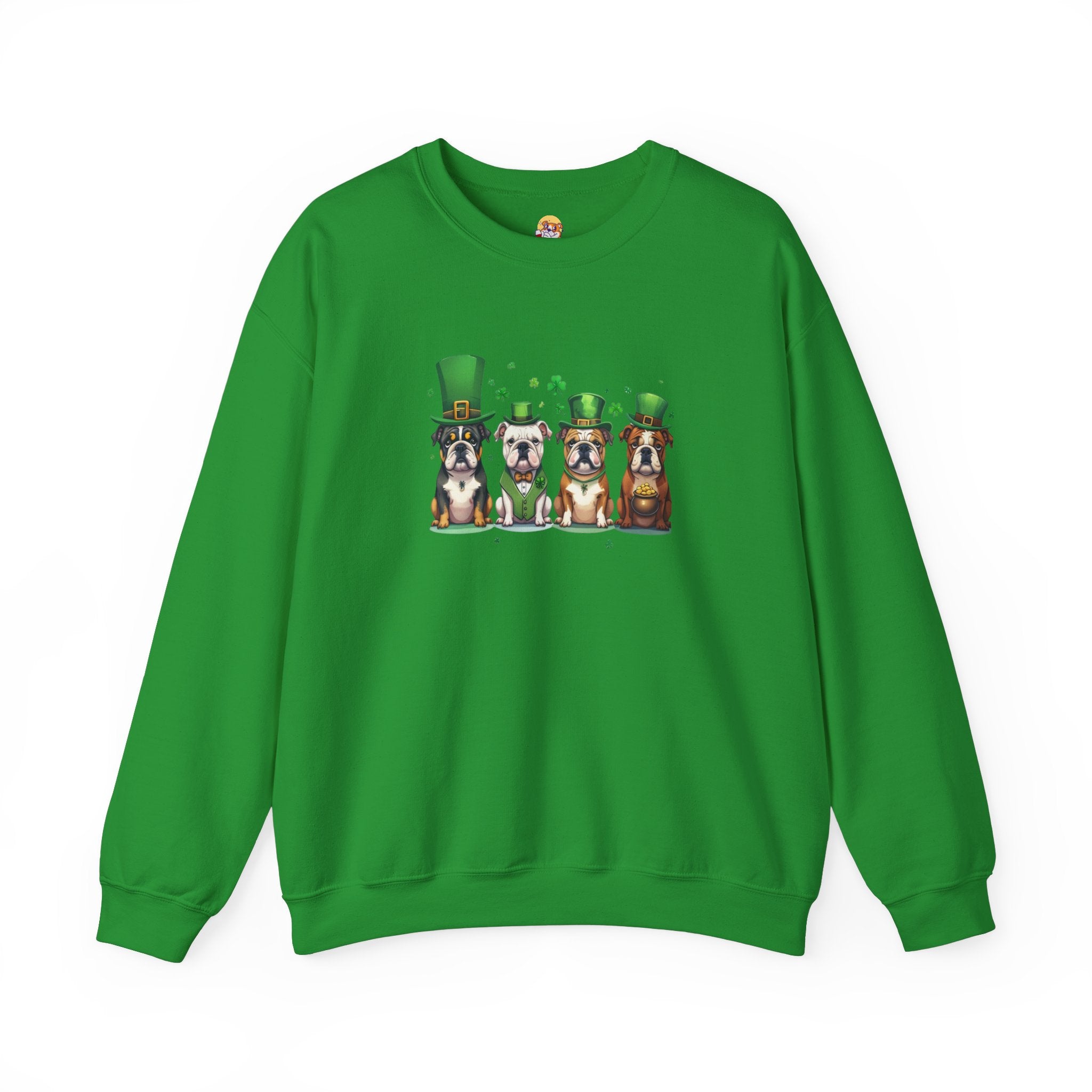 Tipsy Bully St. Patrick's Day Sweatshirt: Leprechauns (English)