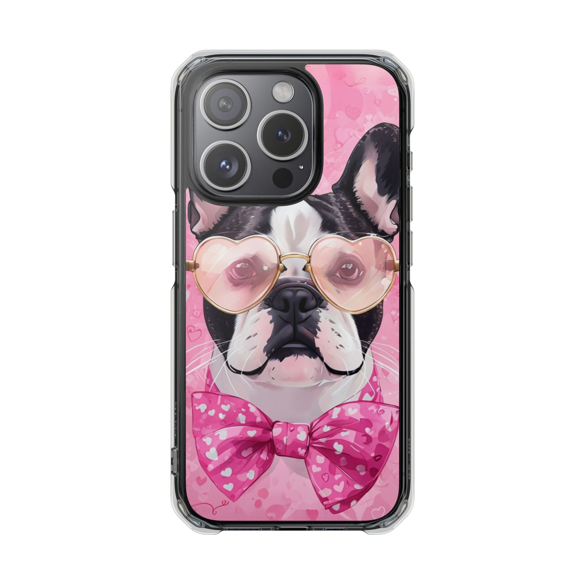 Puppy Love Protection Valentine's Day Phone Case (French)