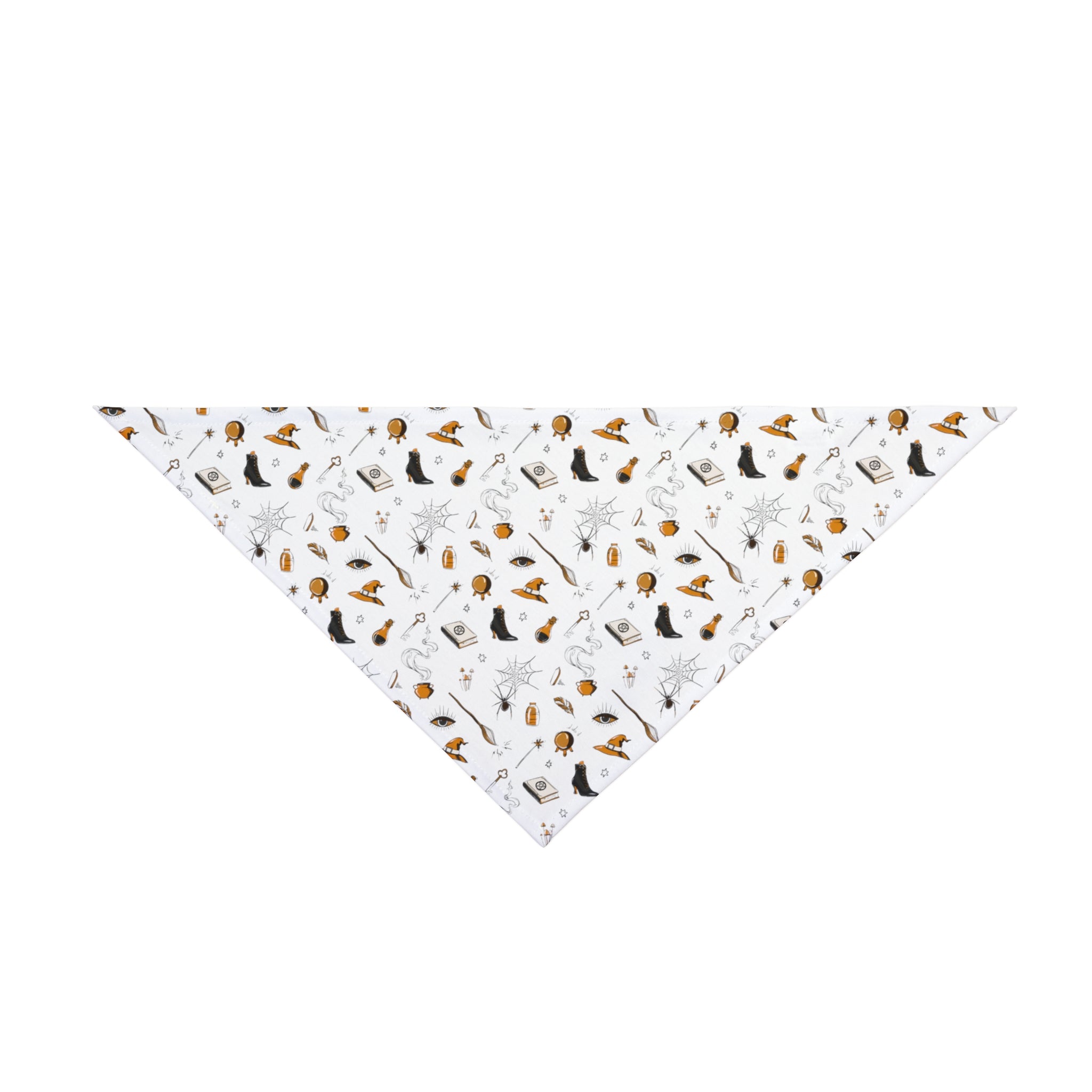 Halloween Bulldog Bandana (English/French/White/Potion)