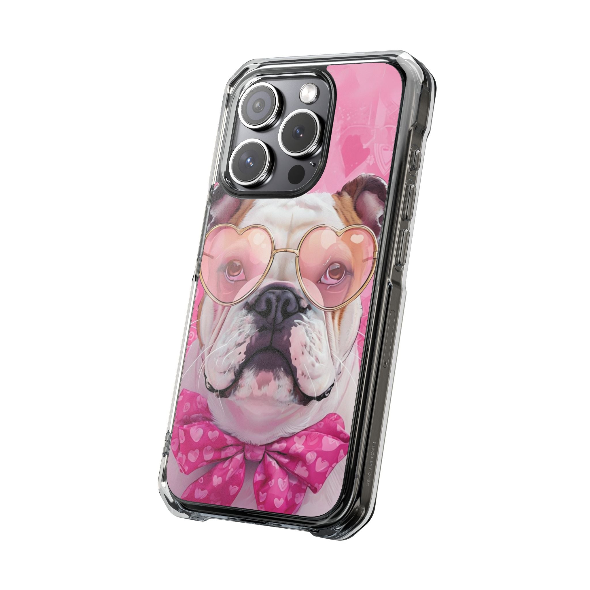 Puppy Love Protection Valentine's Day Phone Case (White/English)