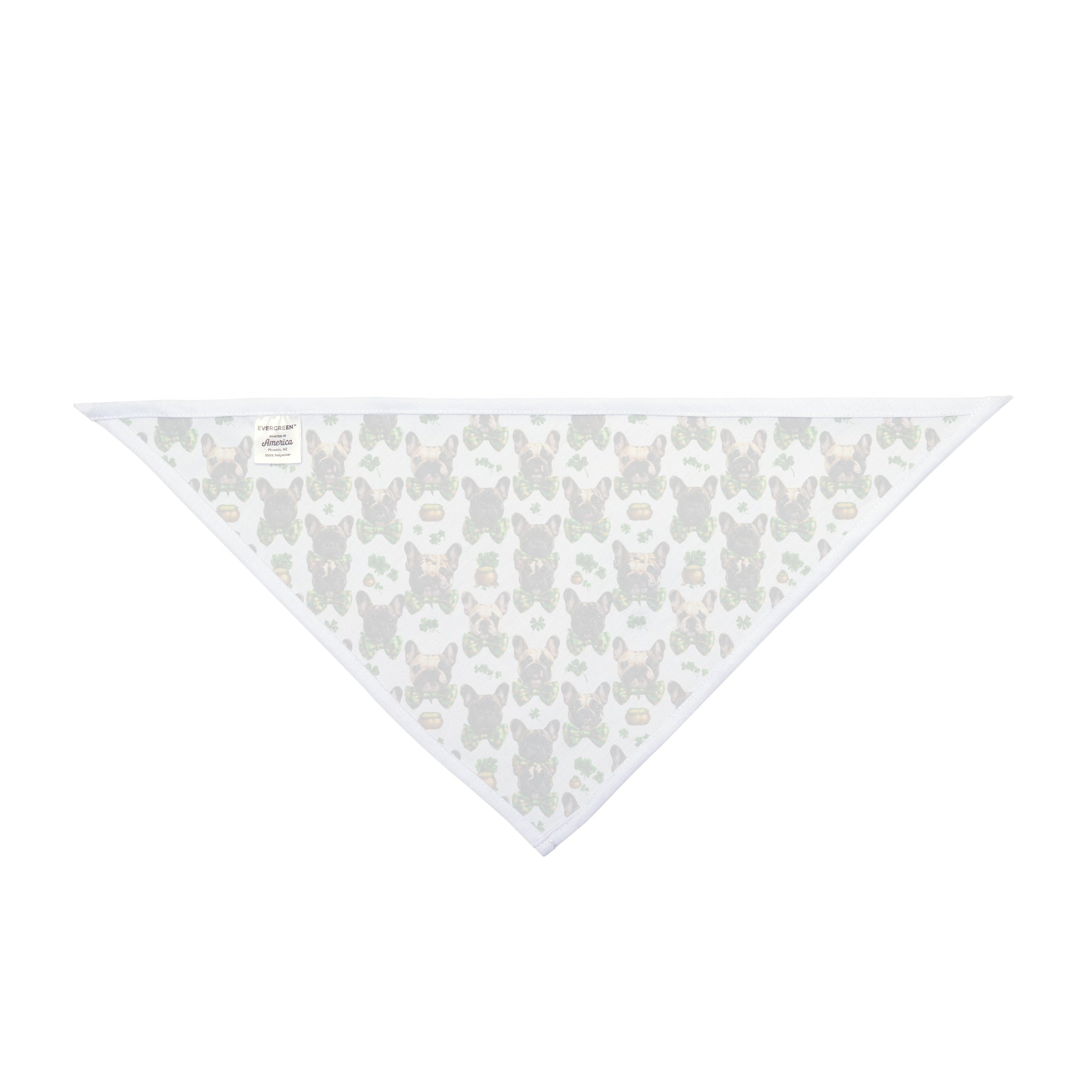 St. Patrick's Day Dog Bandana (French)