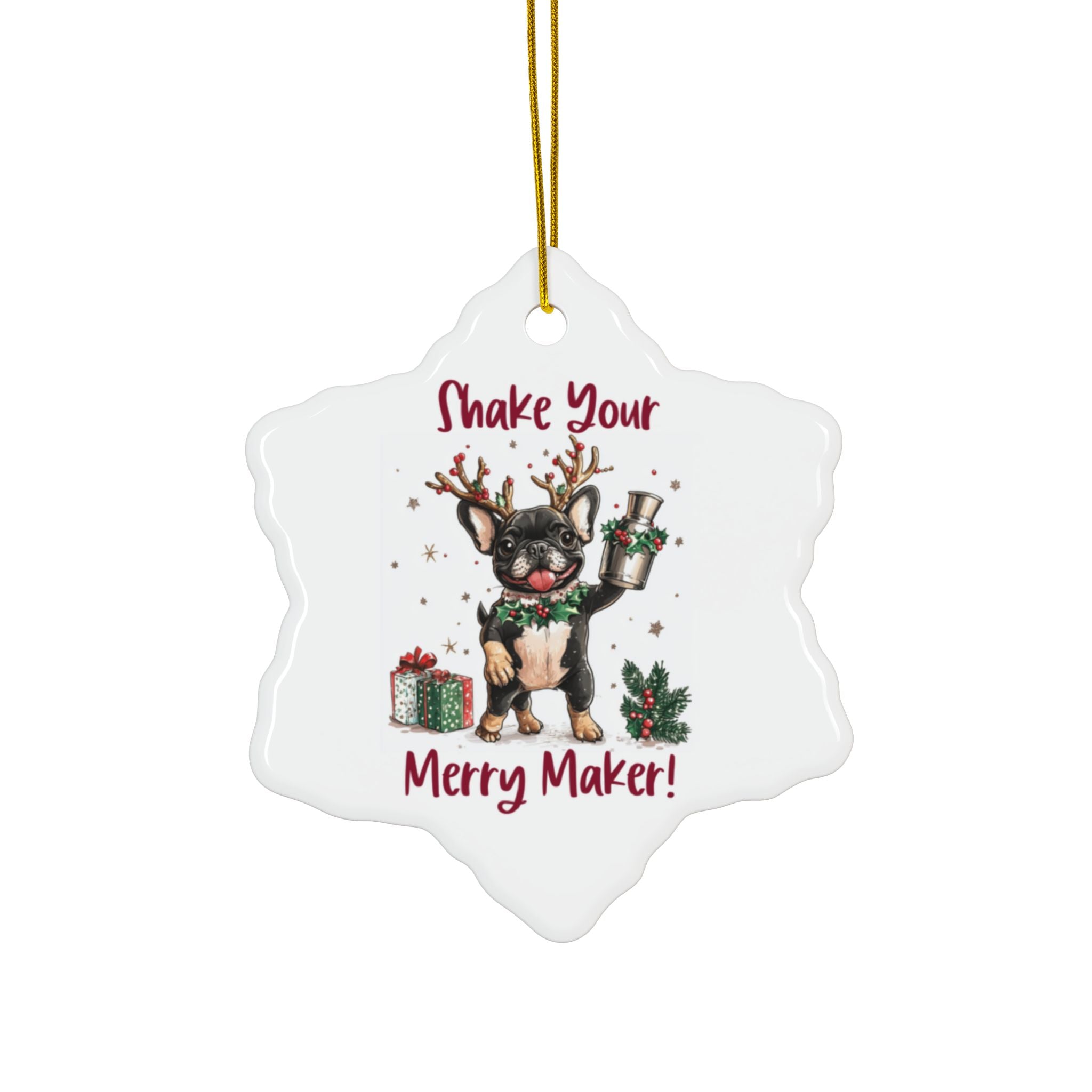 Shake Your Merry Maker Xmas Ornament (1pc, 3pcs, 5pcs, 10pcs/French)