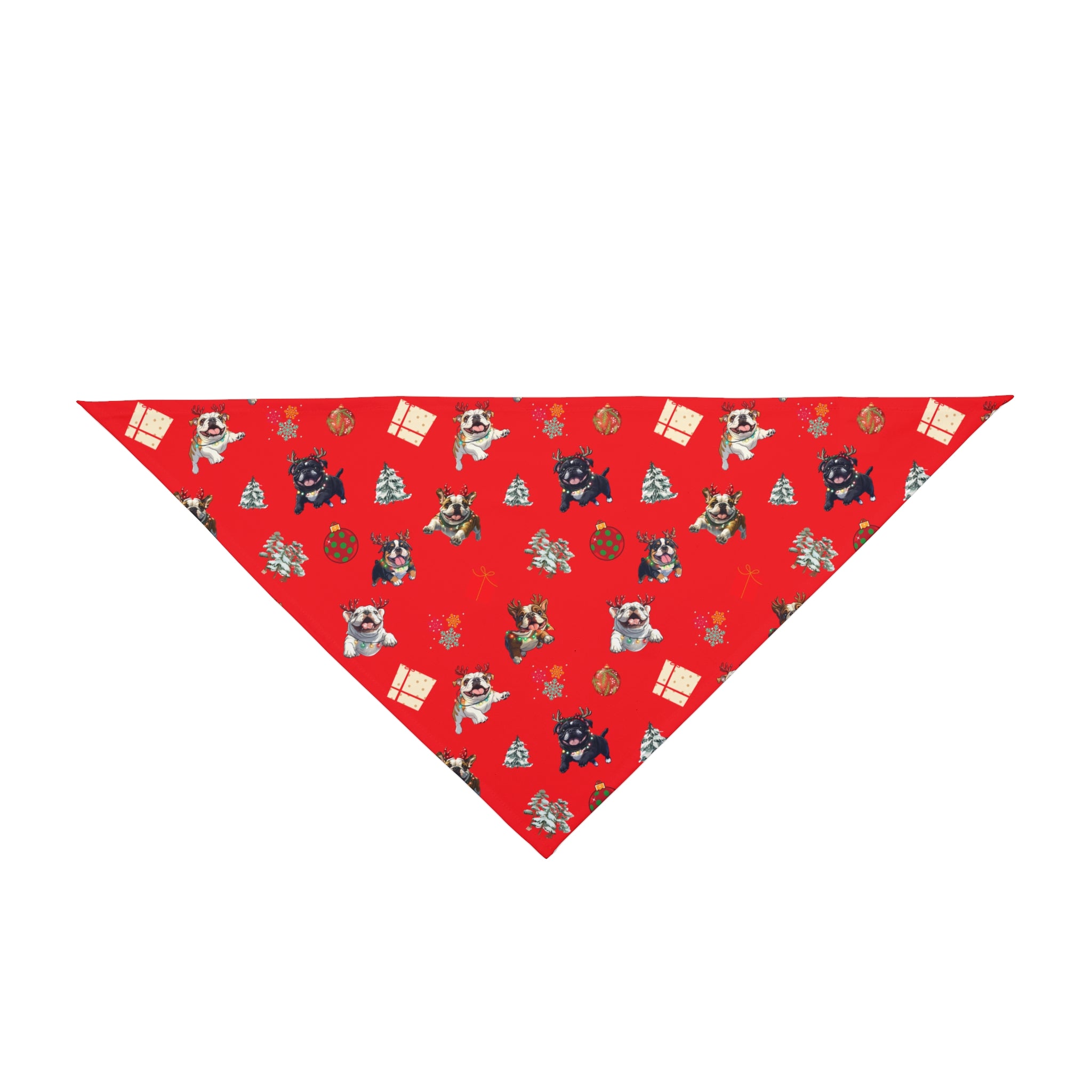 Tipsy Crew Dog Bandana (Red/English)