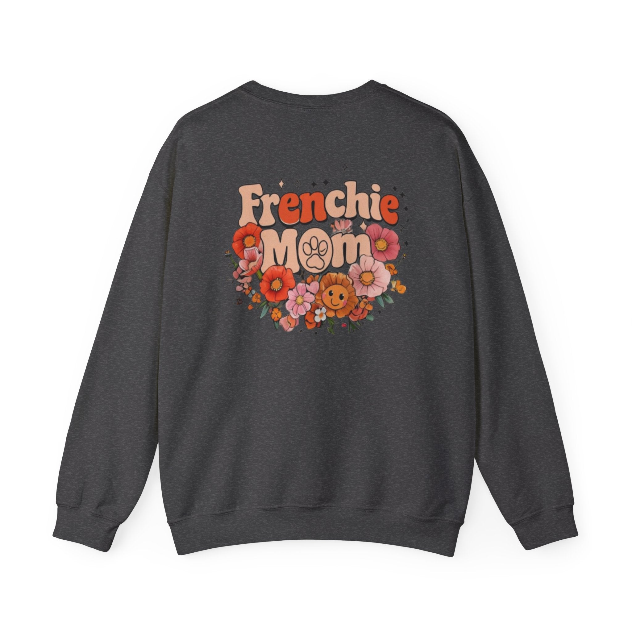 Frenchie Mom Unisex Heavy Blend™ Crewneck Sweatshirt (French)