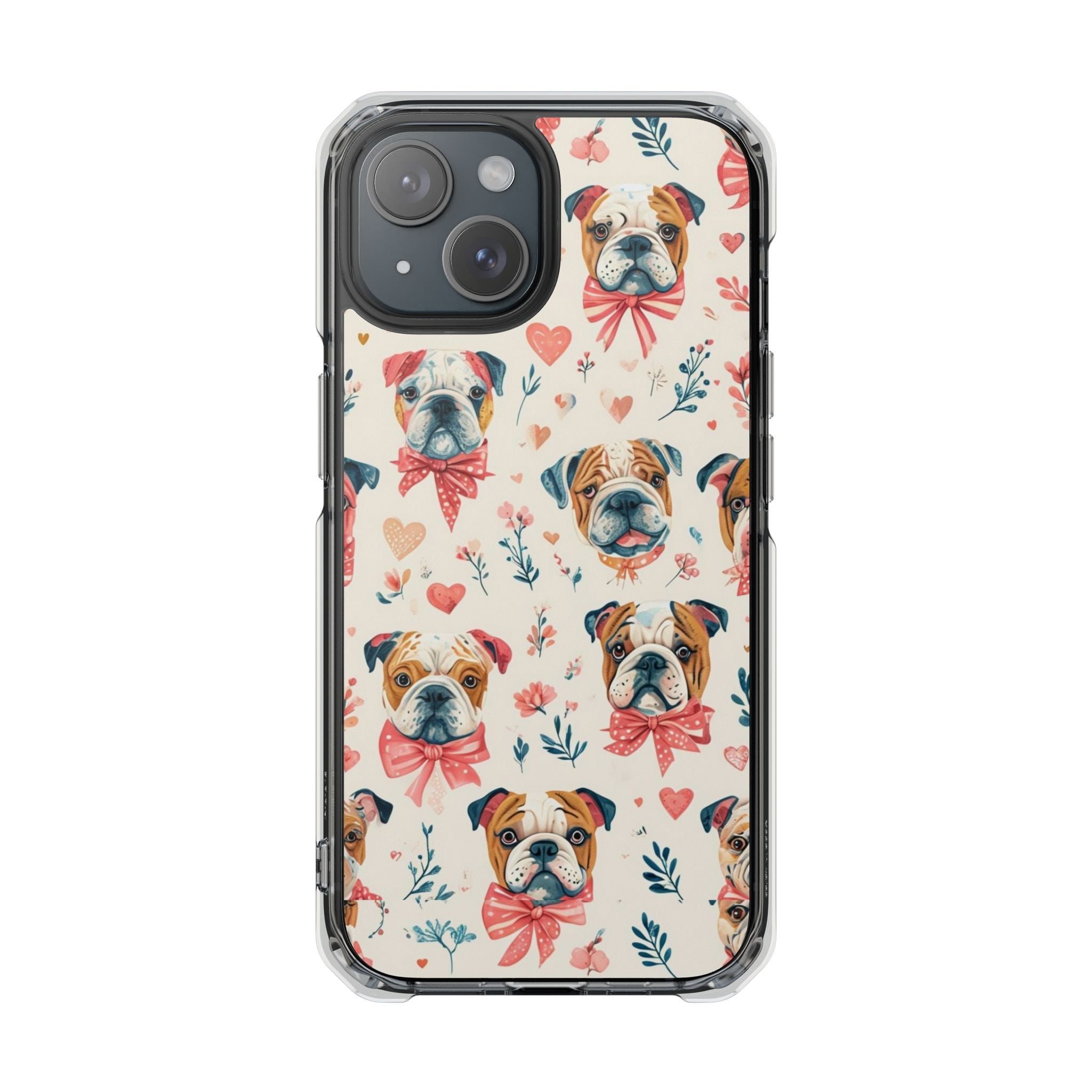 Puppy Love Protection Phone Case (Coquette/English)