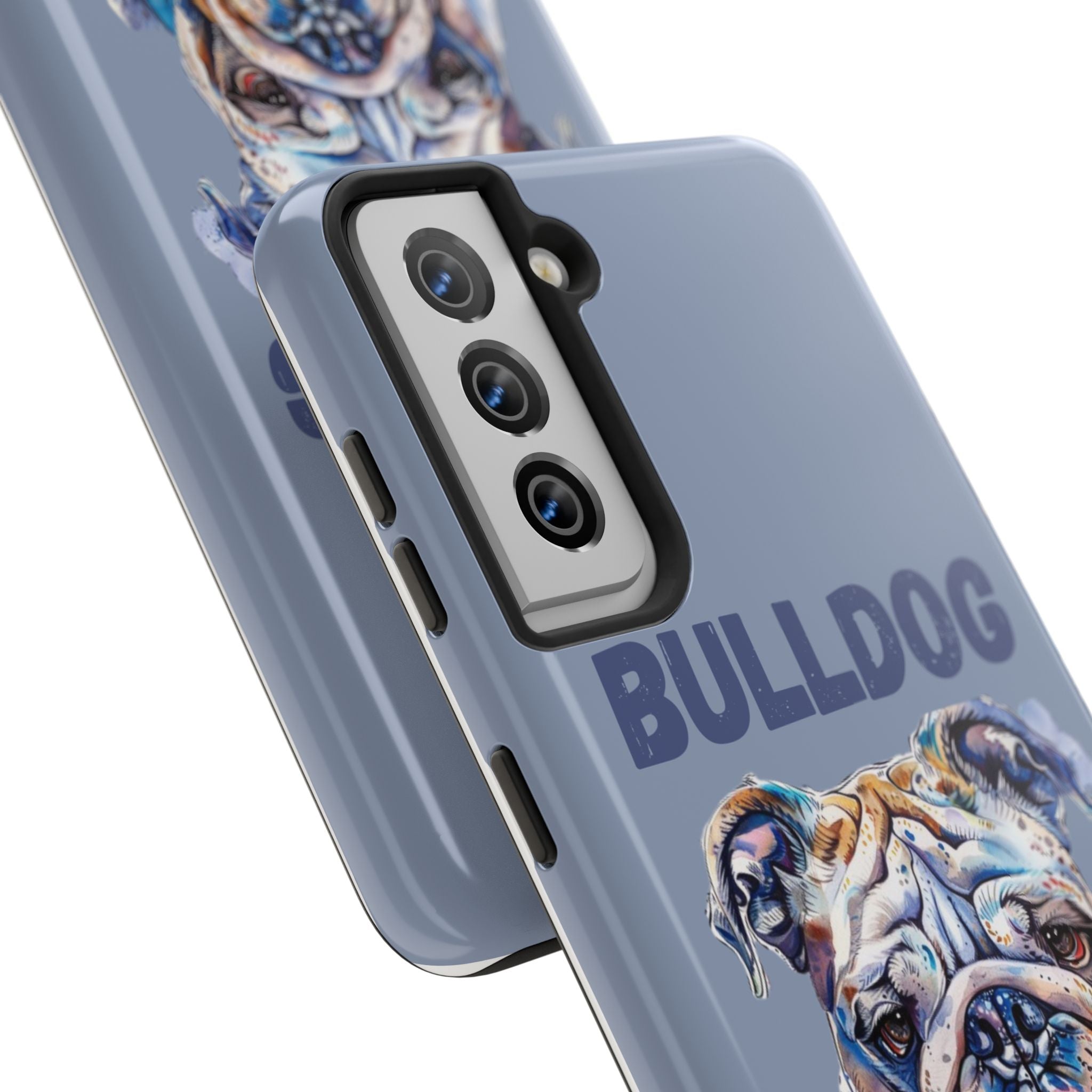 Bulldog Dad iPhone Cases (English/Watercolor) New
