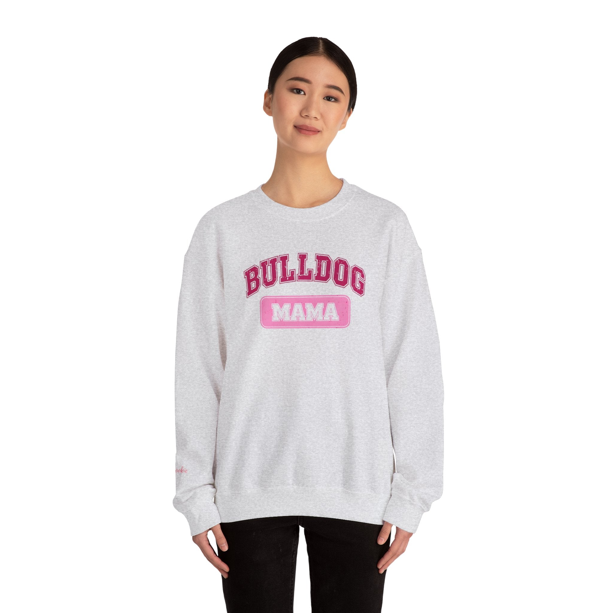 Bulldog Mama Personalized Sweatshirt (English/French)