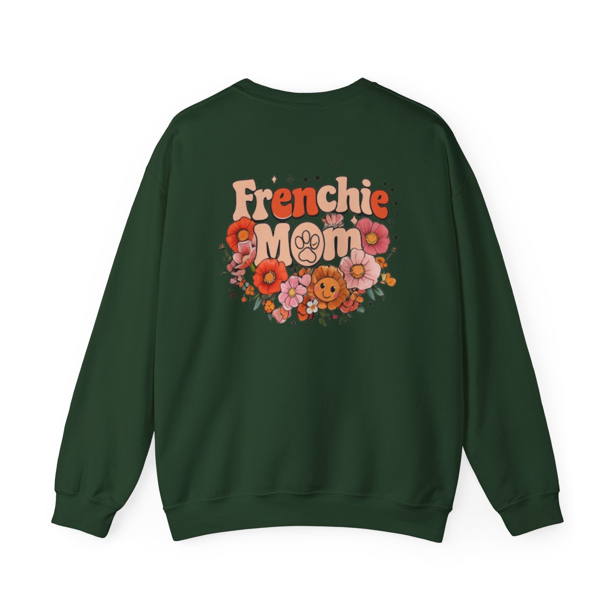 Frenchie Mom Unisex Heavy Blend™ Crewneck Sweatshirt (French)