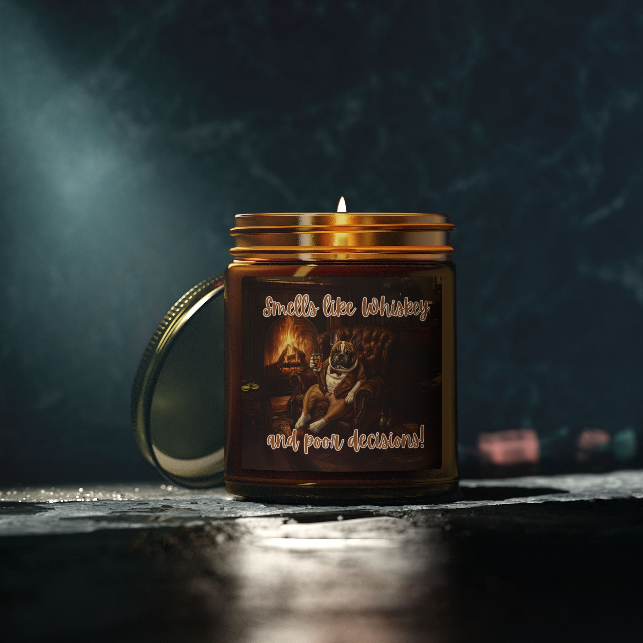 Tipsy Bully Scented Candle option 17 - French Bulldog mom home decor | Tipsy Bully