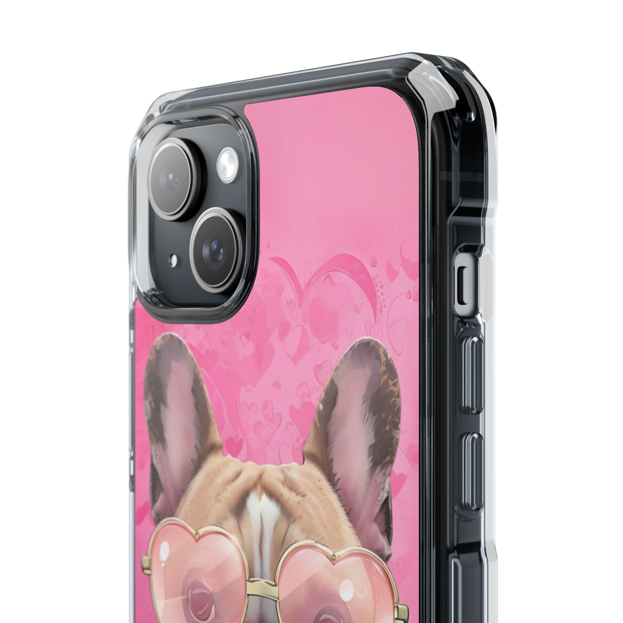 Puppy Love Protection Valentine's Day Phone Case (French)