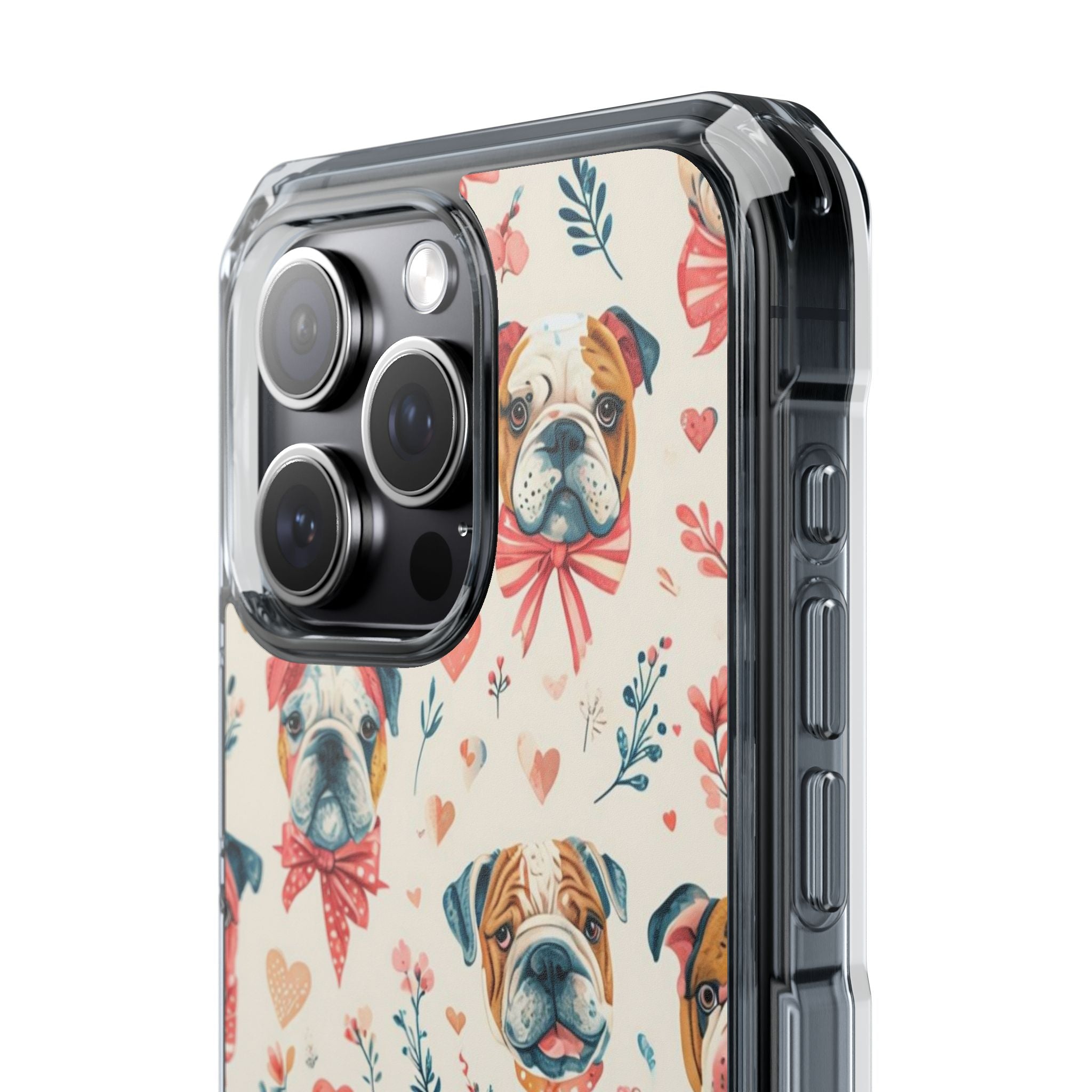 Puppy Love Protection Phone Case (Coquette/English)