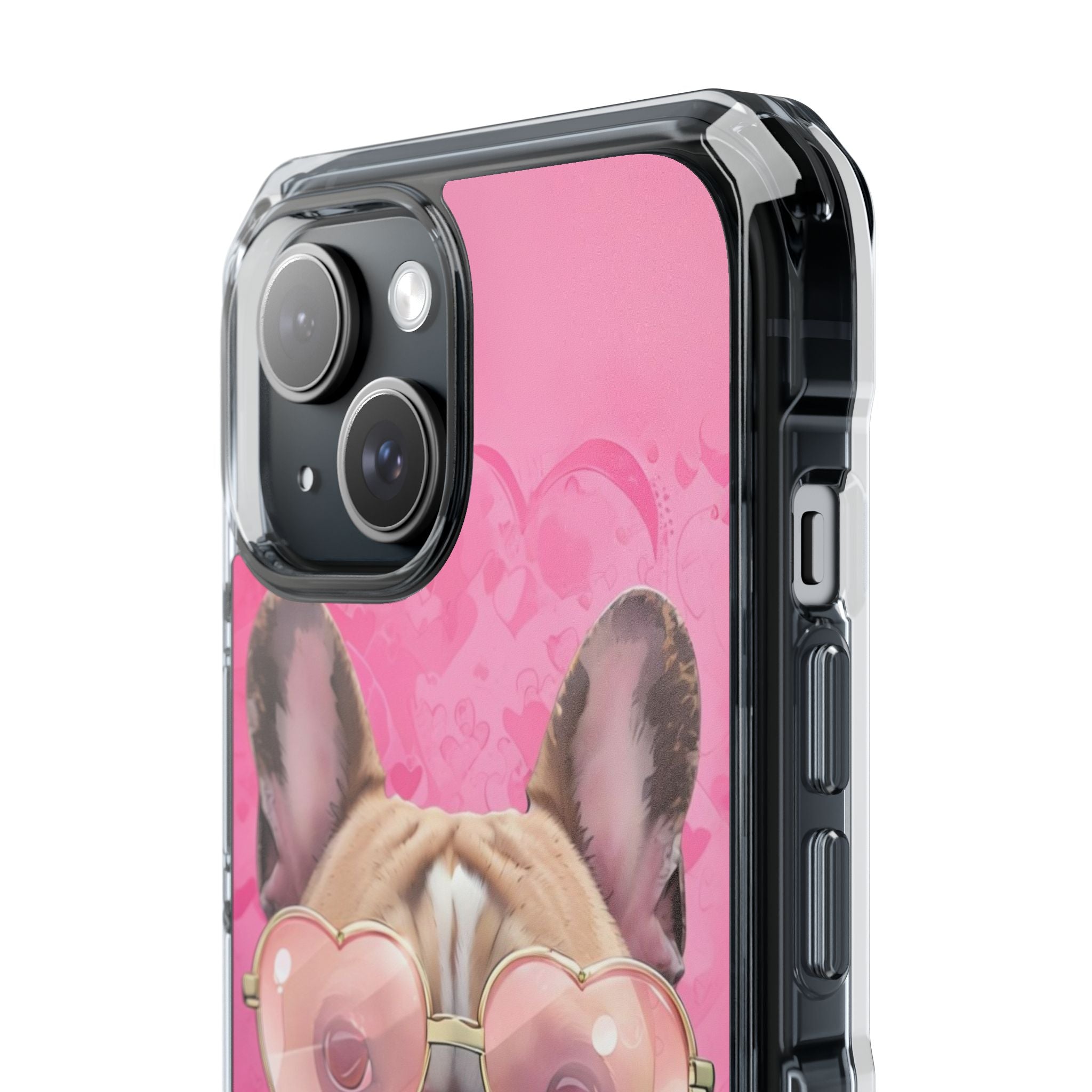 Puppy Love Protection Valentine's Day Phone Case (French)