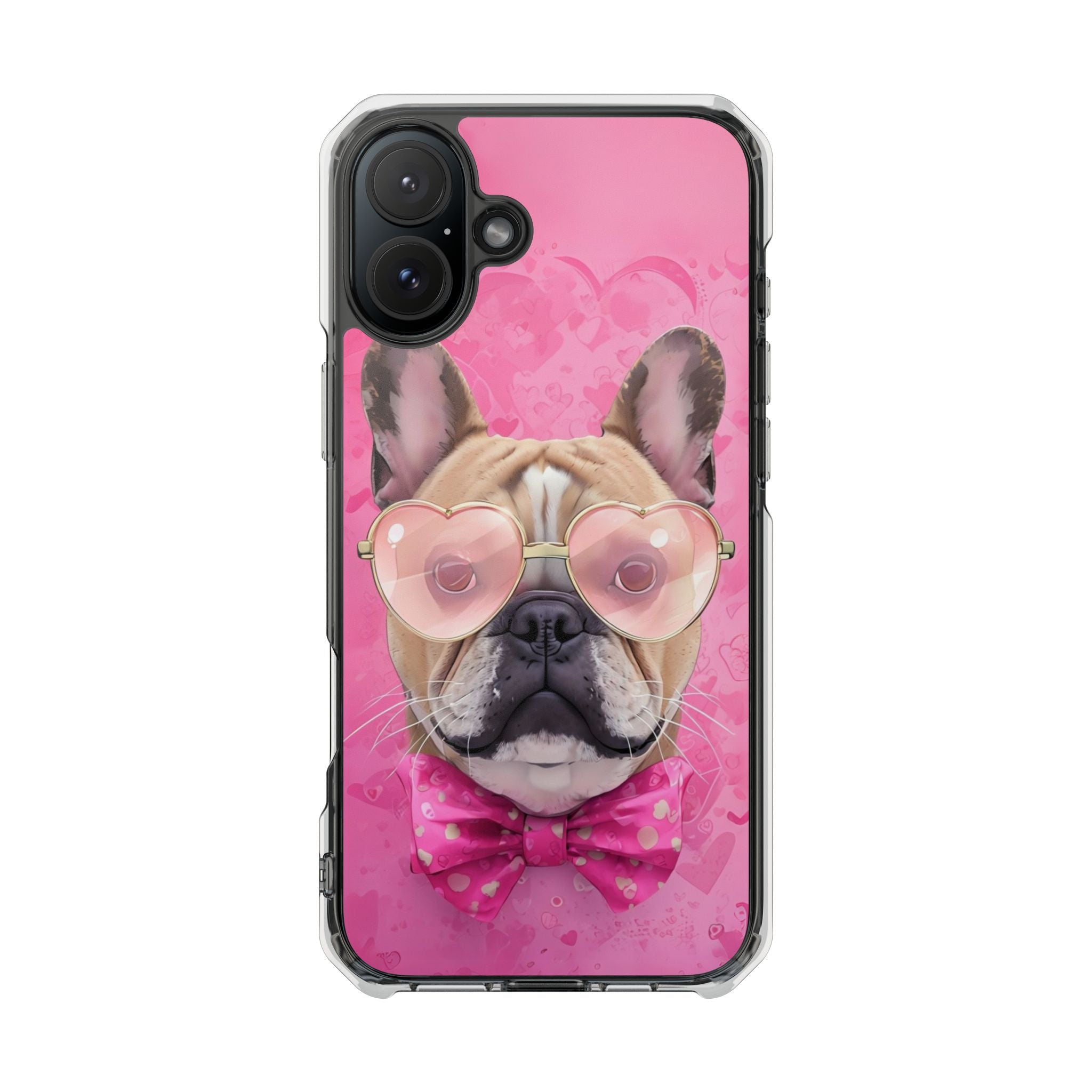 Puppy Love Protection Valentine's Day Phone Case (French)