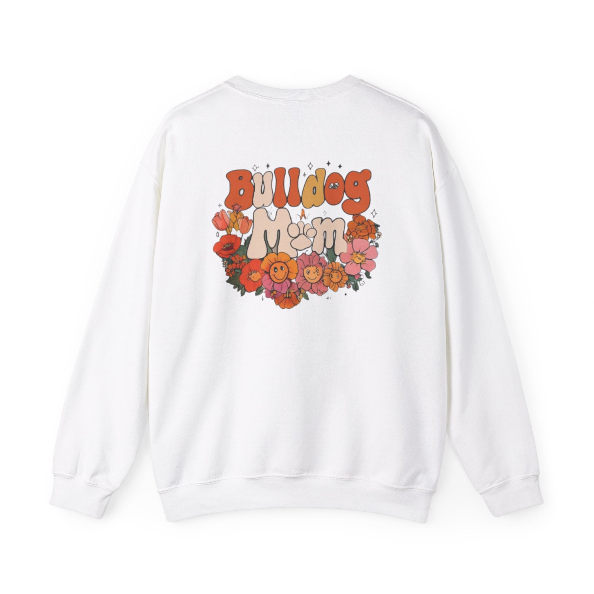 Bulldog Mom Unisex Heavy Blend™ Crewneck Sweatshirt (English)