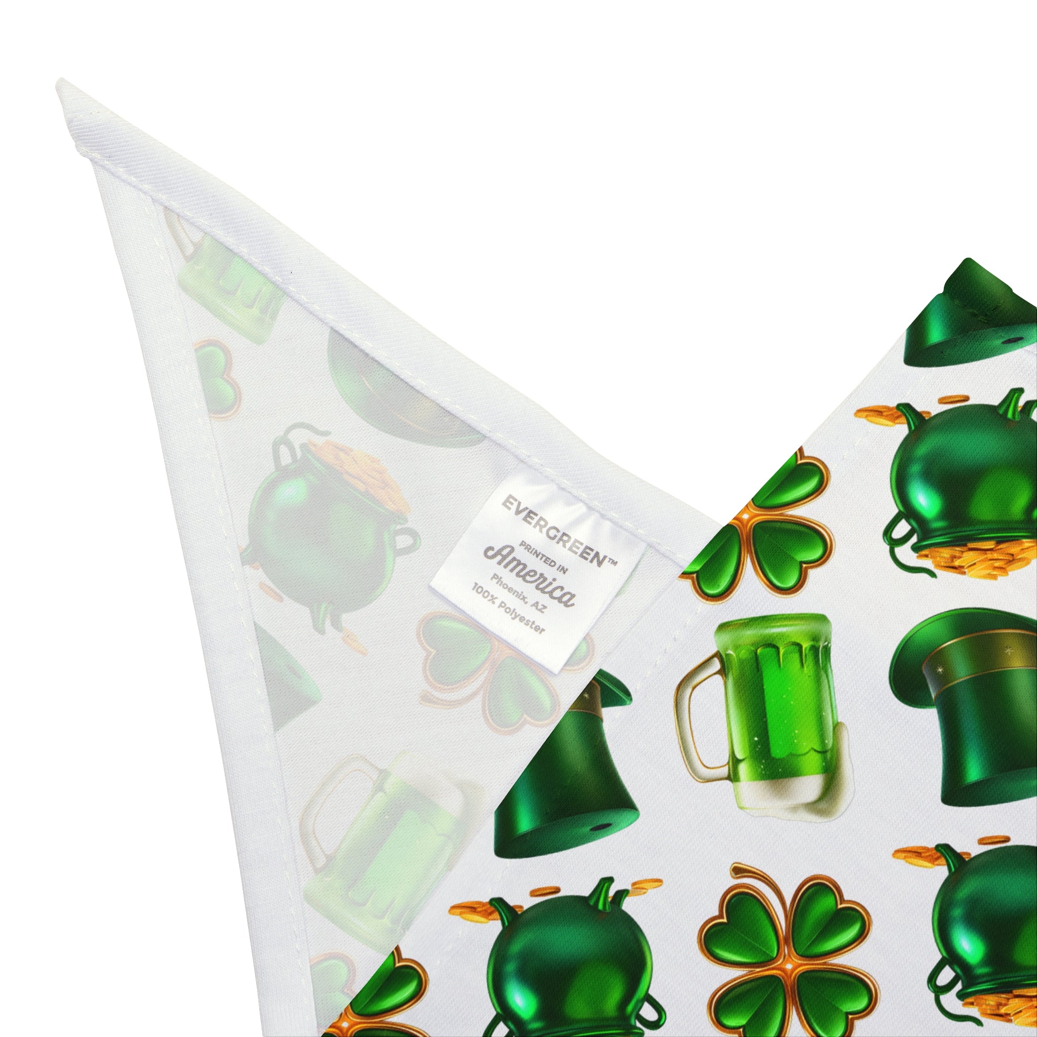 St. Patrick's Day Dog Bandana (English/French)