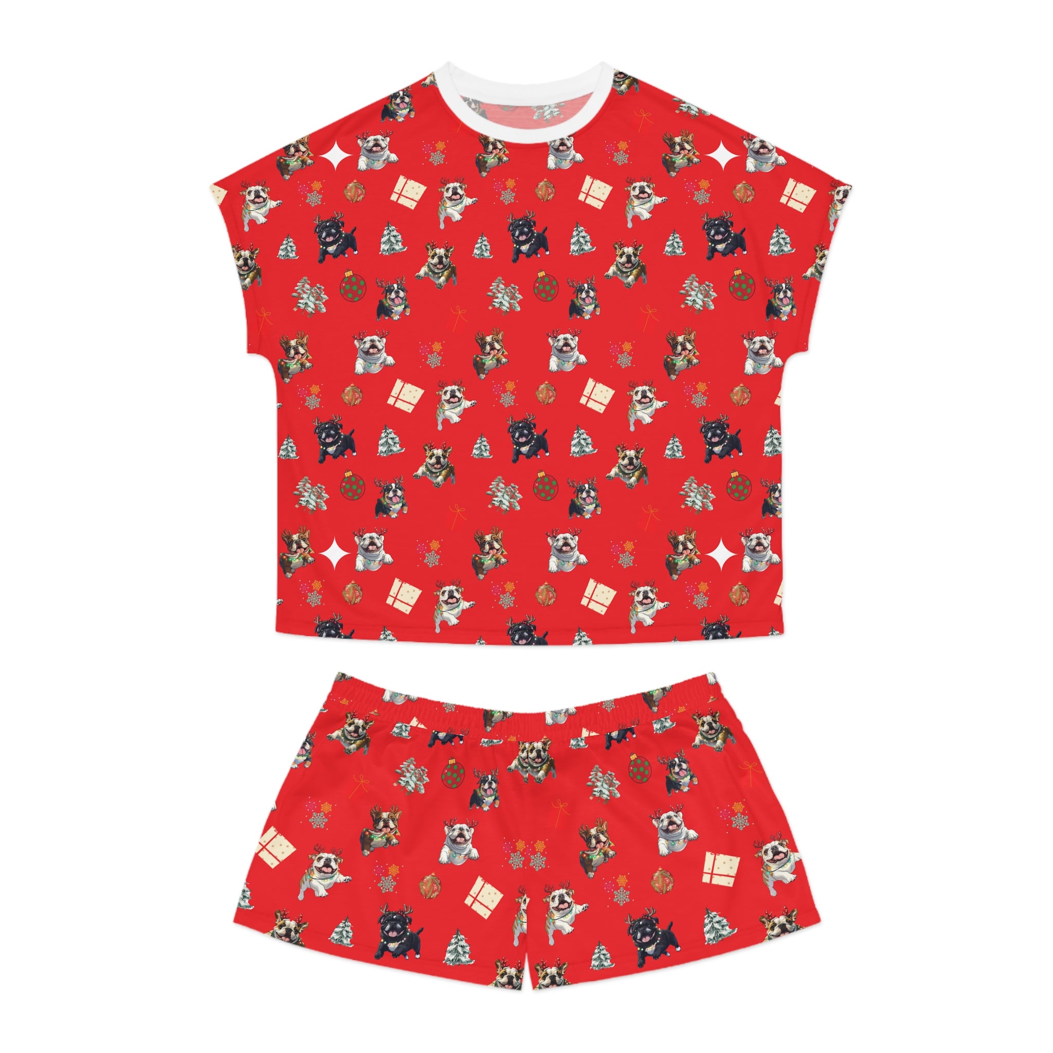 "Santa's Tipsy Crew" Women’s Pajama Set (English)