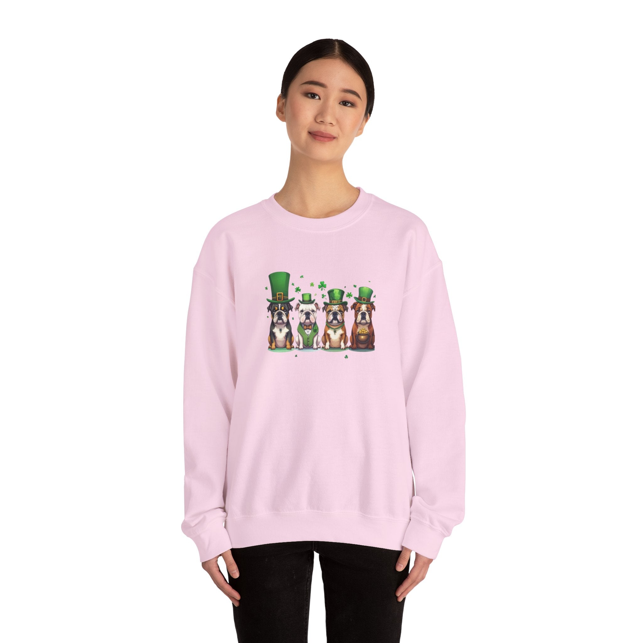 Tipsy Bully St. Patrick's Day Sweatshirt: Leprechauns (English)