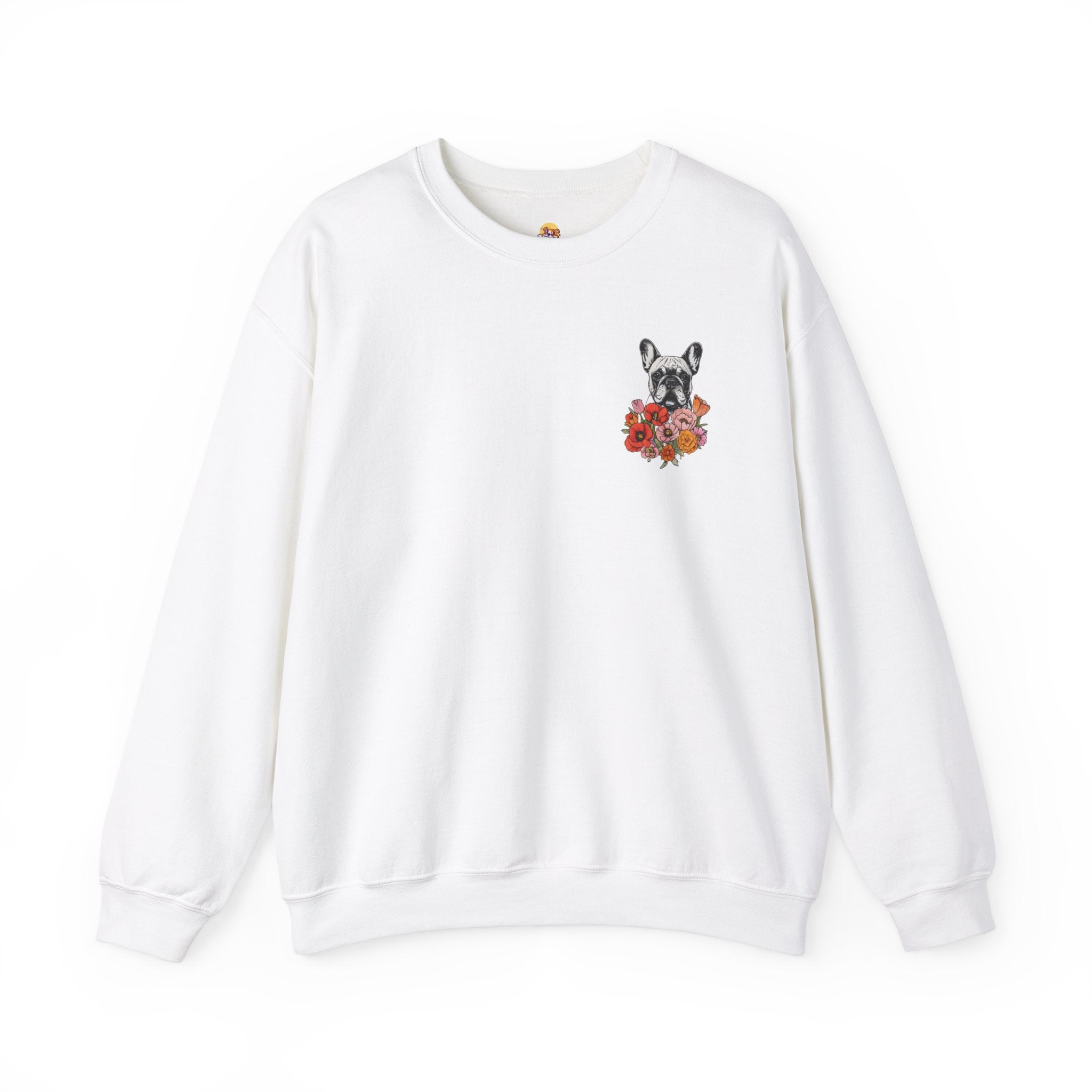 Frenchie Mom Unisex Heavy Blend™ Crewneck Sweatshirt (French)