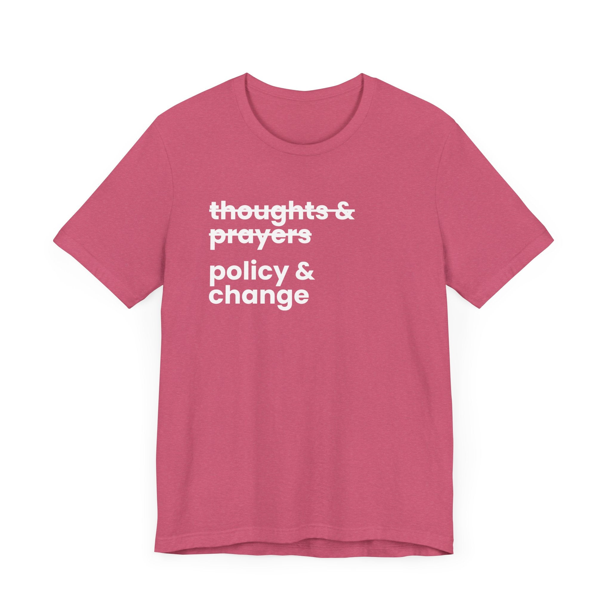 Policy & Change" Unisex Jersey T-Shirt