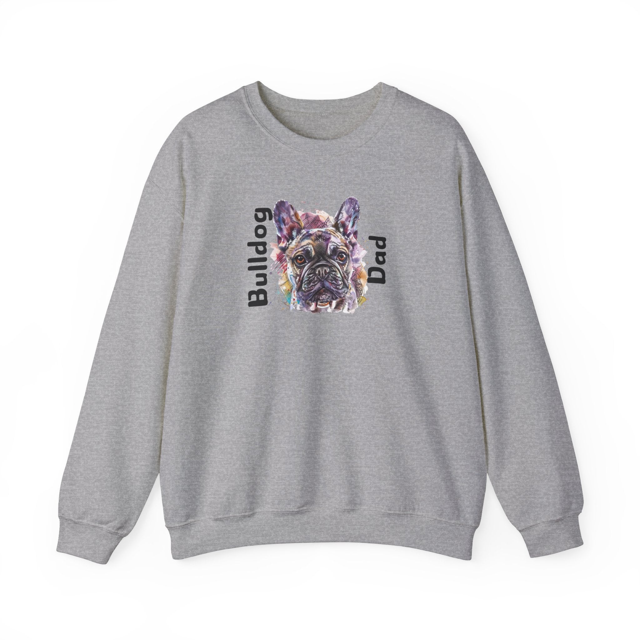 "Bulldog Dad" crew neck sweatshirt (French)