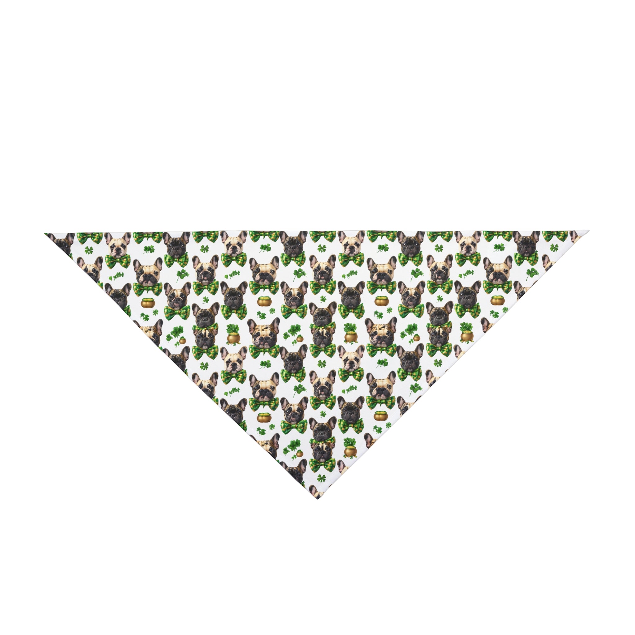 St. Patrick's Day Dog Bandana (French)