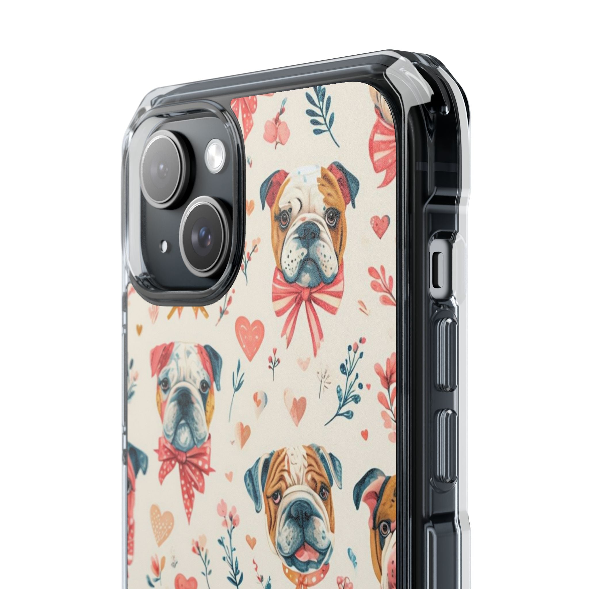 Puppy Love Protection Phone Case (Coquette/English)