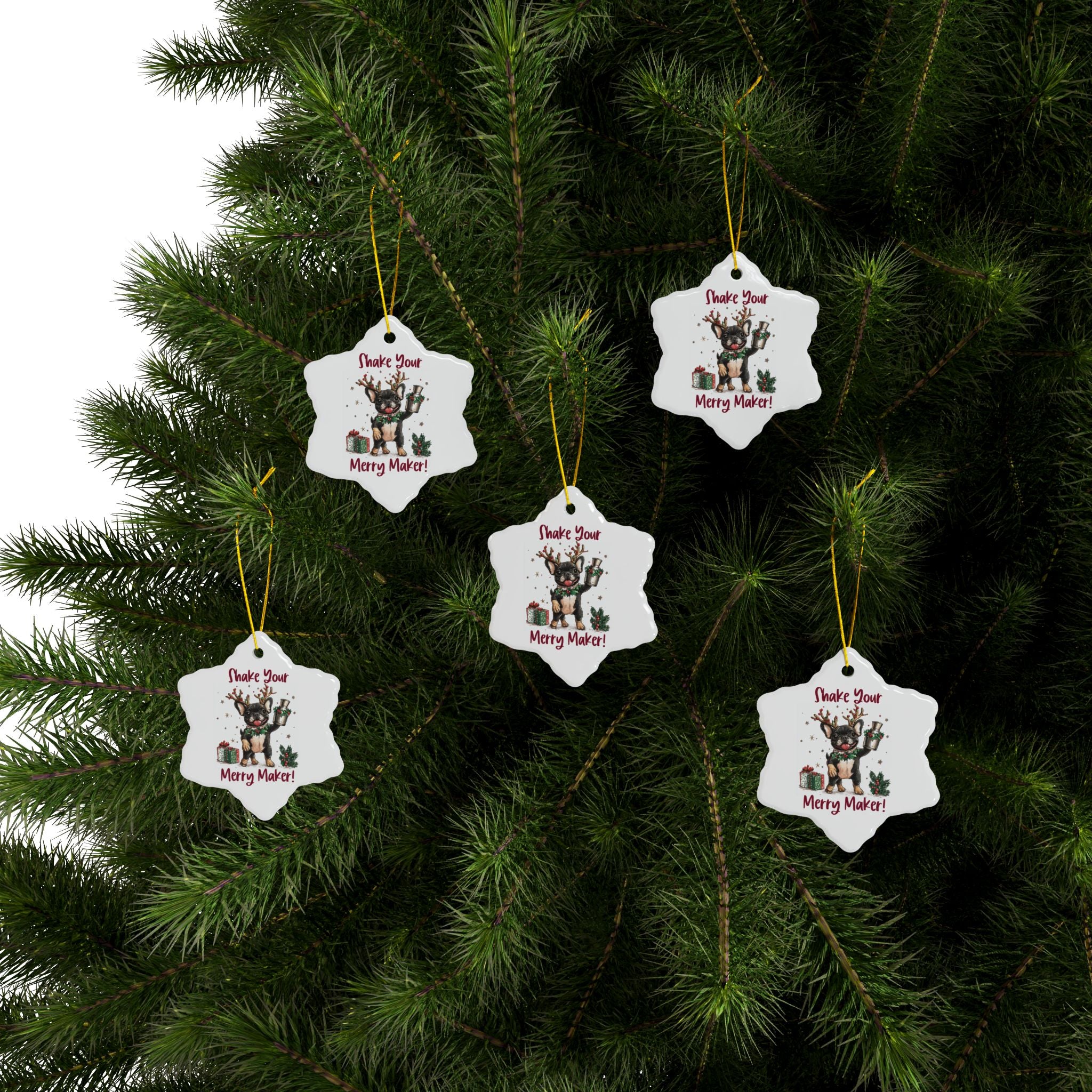 Shake Your Merry Maker Xmas Ornament (1pc, 3pcs, 5pcs, 10pcs/French)