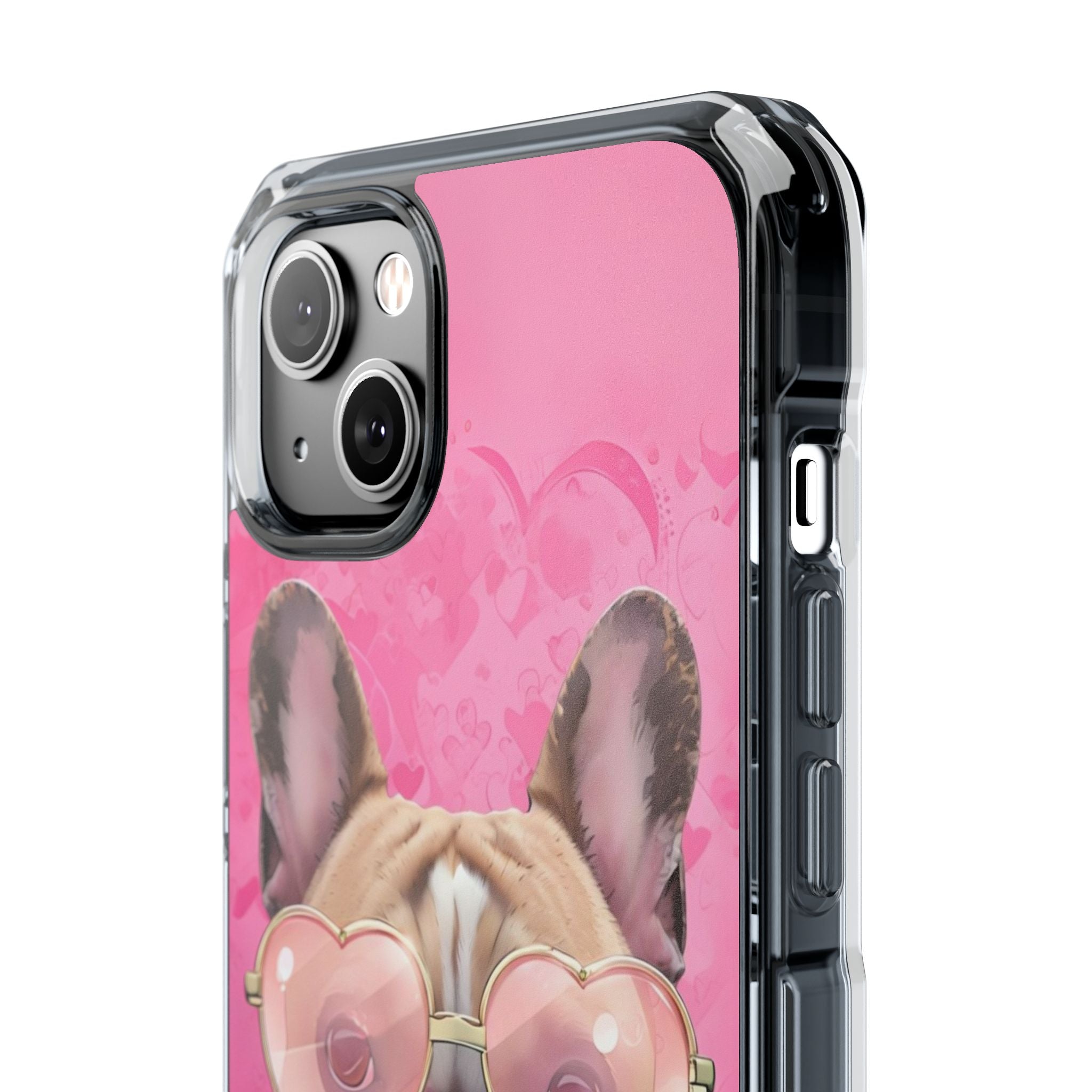 Puppy Love Protection Valentine's Day Phone Case (French)