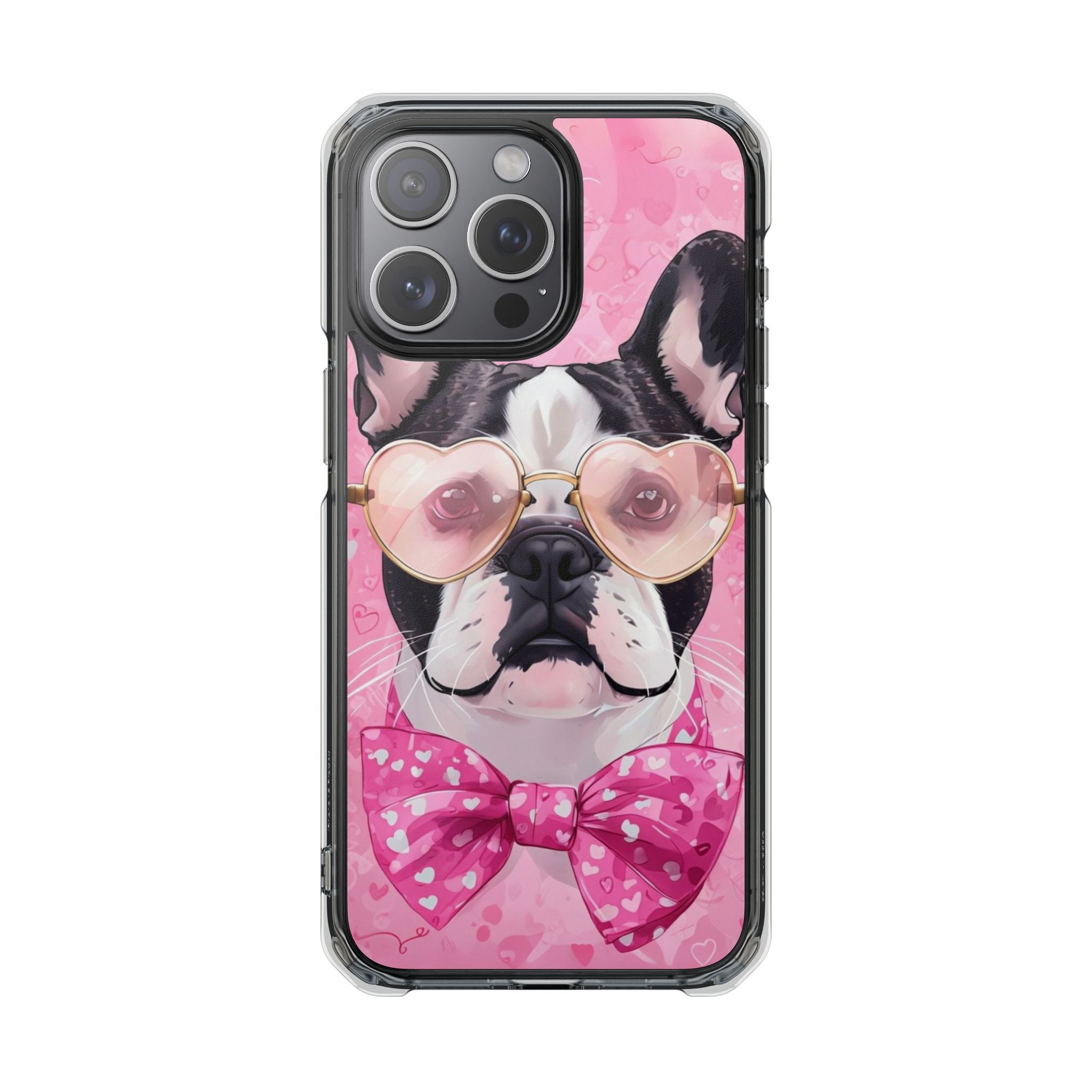 Puppy Love Protection Valentine's Day Phone Case (French)