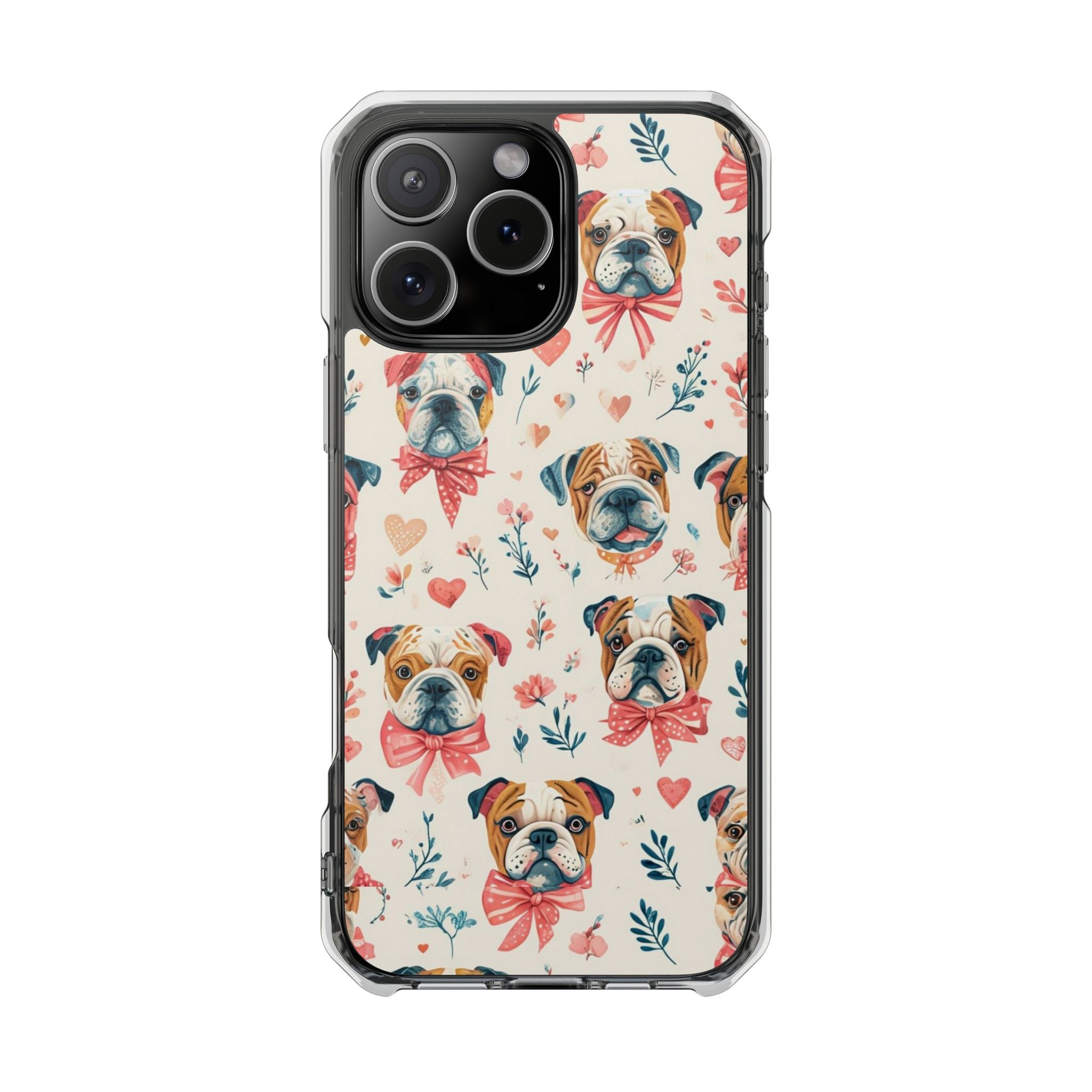 Puppy Love Protection Phone Case (Coquette/English)