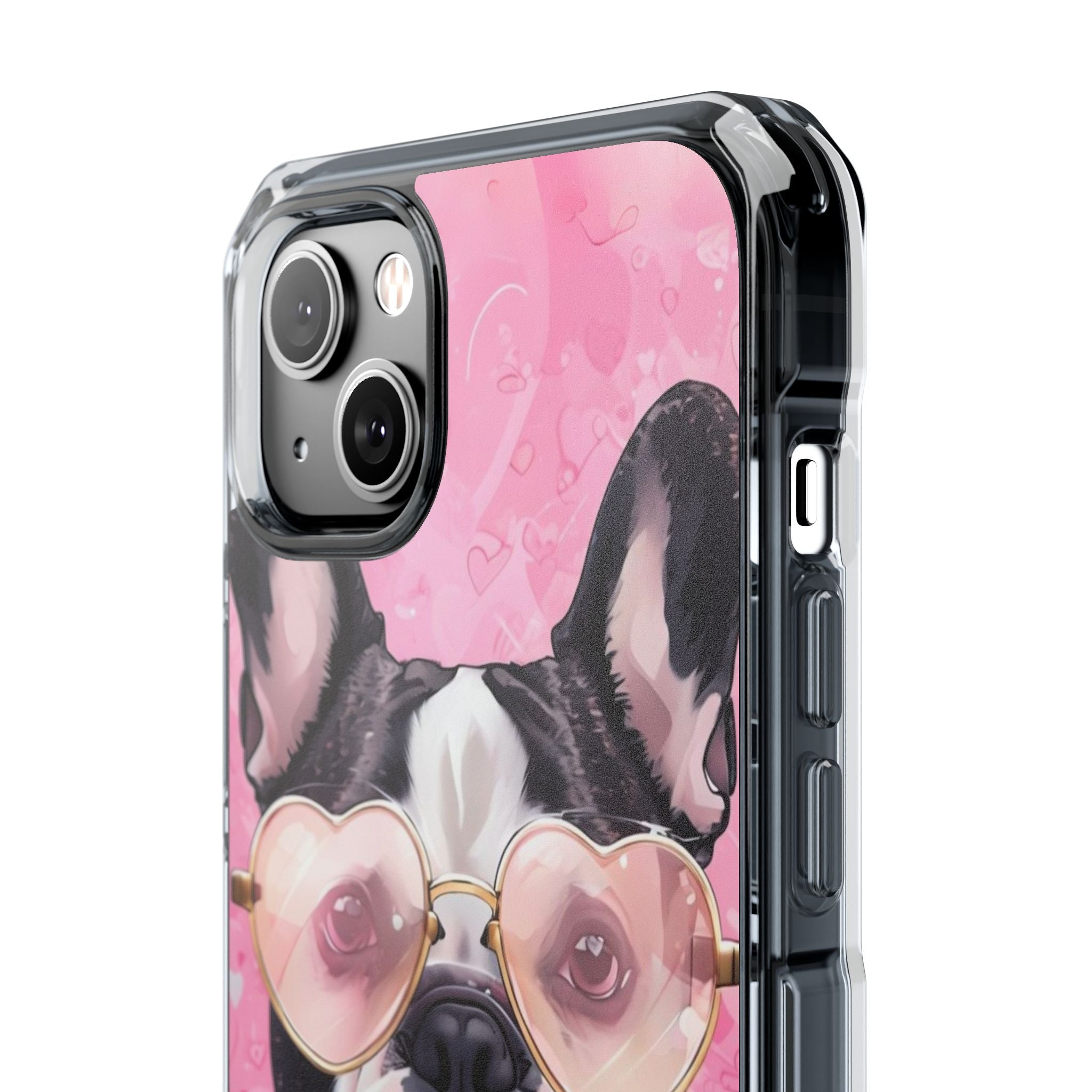 Puppy Love Protection Valentine's Day Phone Case (French)