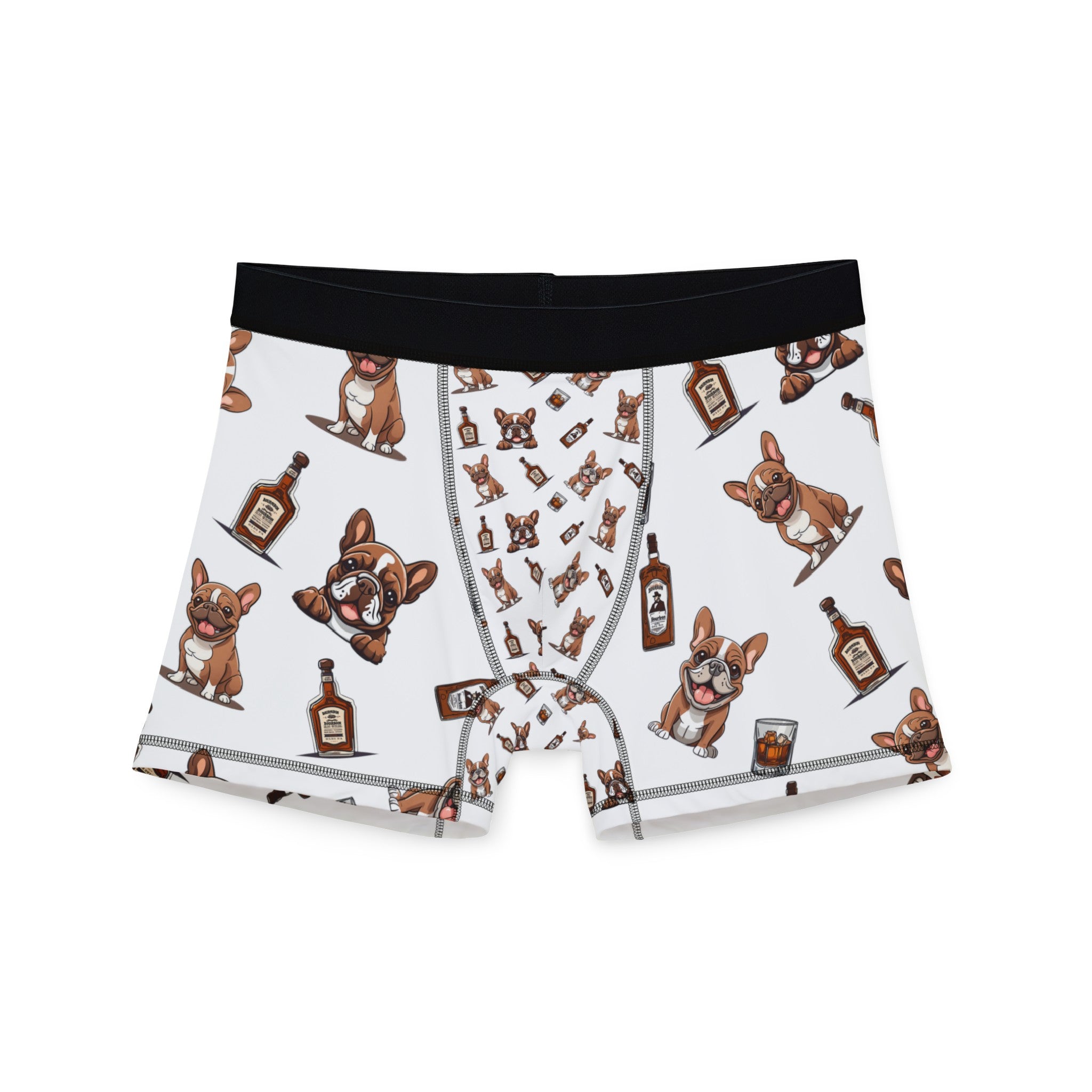 Tipsy Bully Bulldogs & Bourbon Men's Underwear (French/Brown)