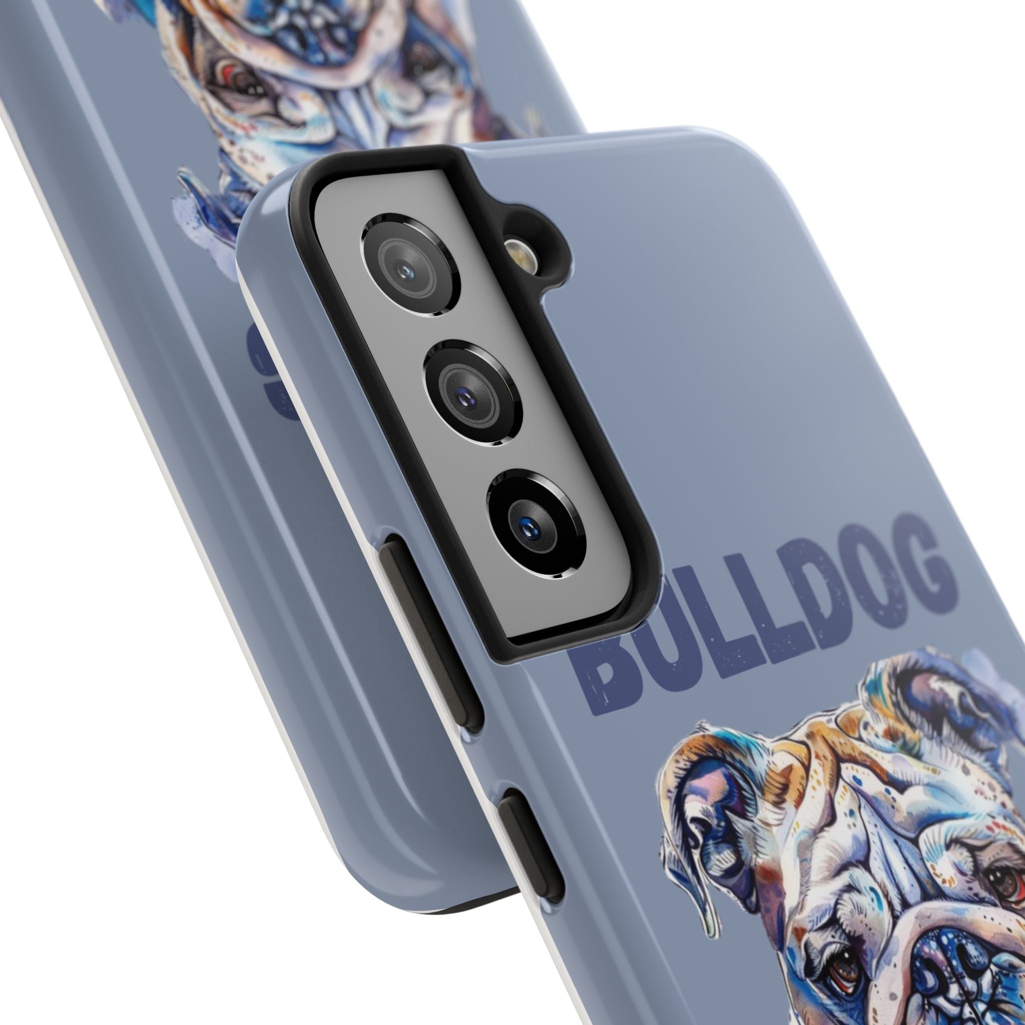 Bulldog Dad iPhone Cases (English/Watercolor) New