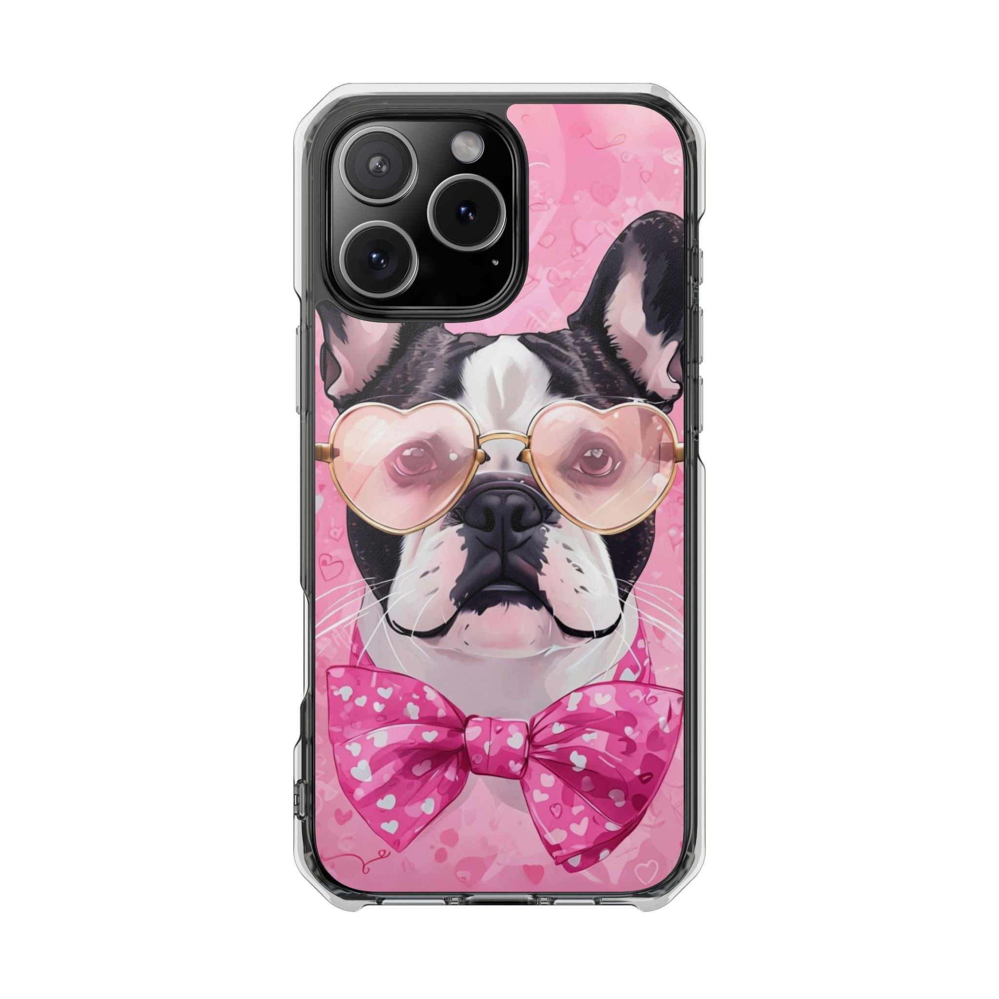 Puppy Love Protection Valentine's Day Phone Case (French)