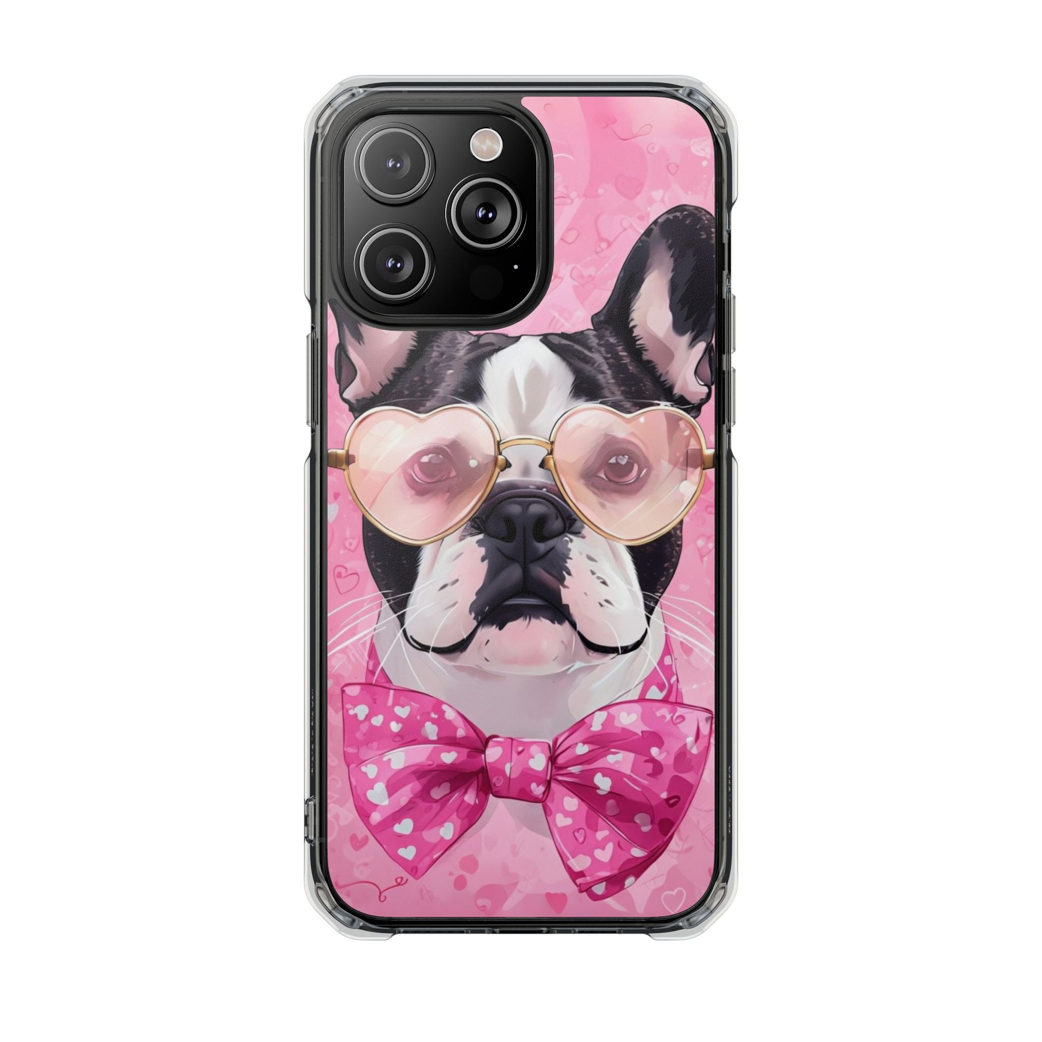 Puppy Love Protection Valentine's Day Phone Case (French)